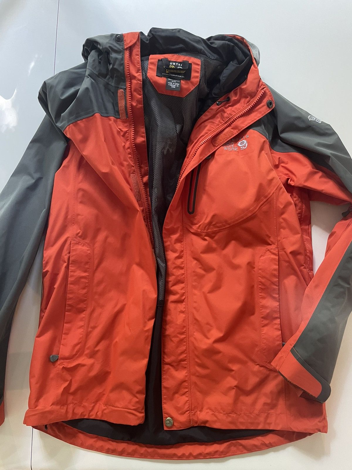 Mountain Hardwear 💥💥 Mountain Hardwear Raincoat (Orange) Size US M / EU 48-50 / 2 - 1 Thumbnail