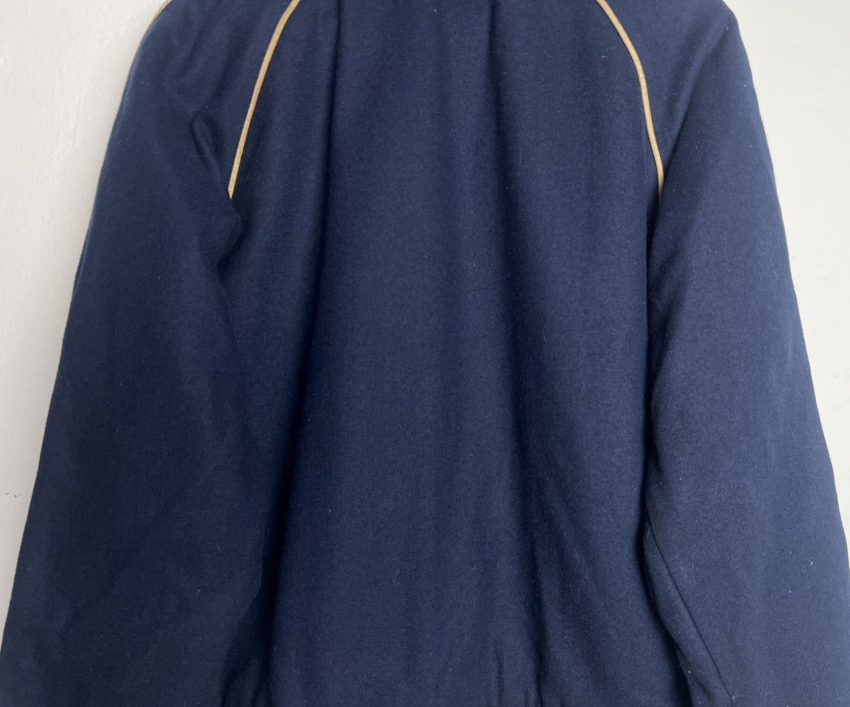 Adidas Vintage 90s Adidas Trefoil Quilted Wool Zip Up Jacket Size US L / EU 52-54 / 3 - 10 Thumbnail