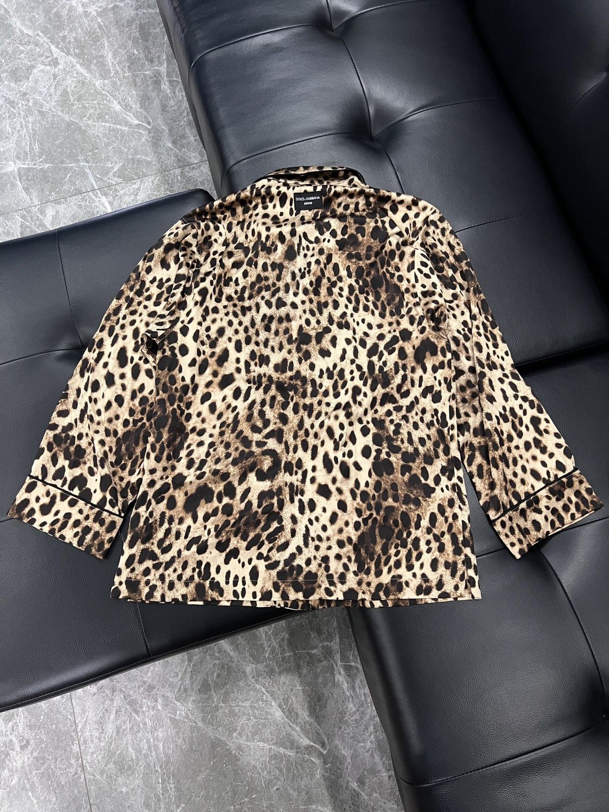 Dolce & Gabbana Dolce & Gabbana by SKIMS FW24 Silk Leopard Print Set Size US M / EU 48-50 / 2 - 8 Thumbnail