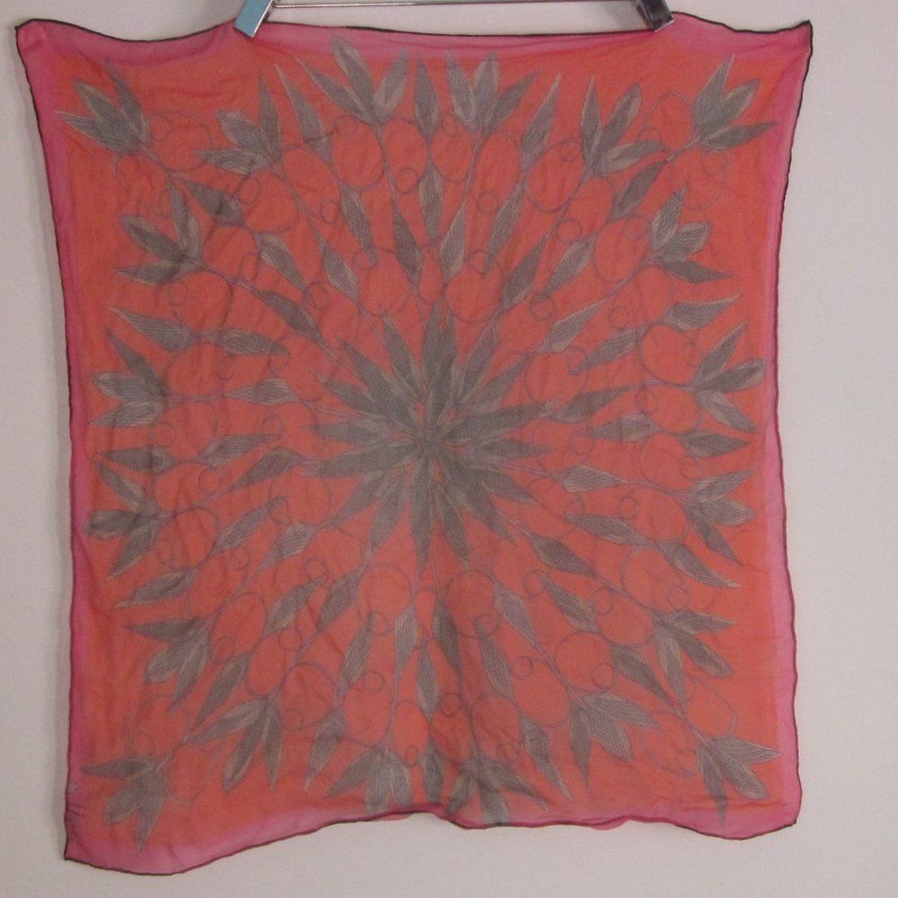 Vintage Vintage Vera Neumann Silk Scarf Square Size ONE SIZE - 3 Thumbnail