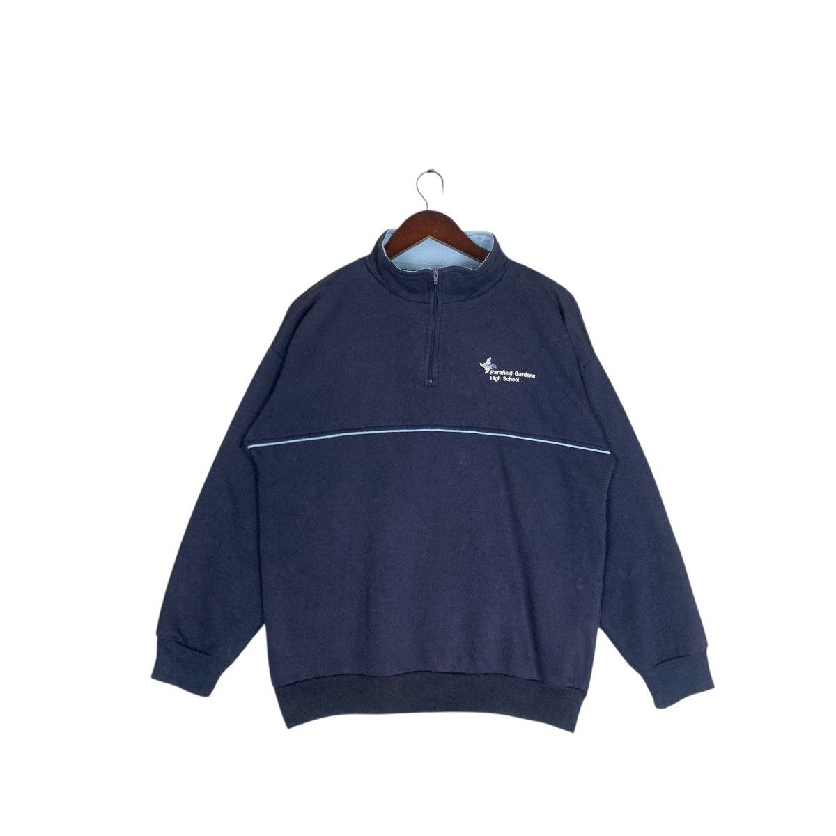 Vintage Devon Parafield High School Halfzipper Sweatshirt