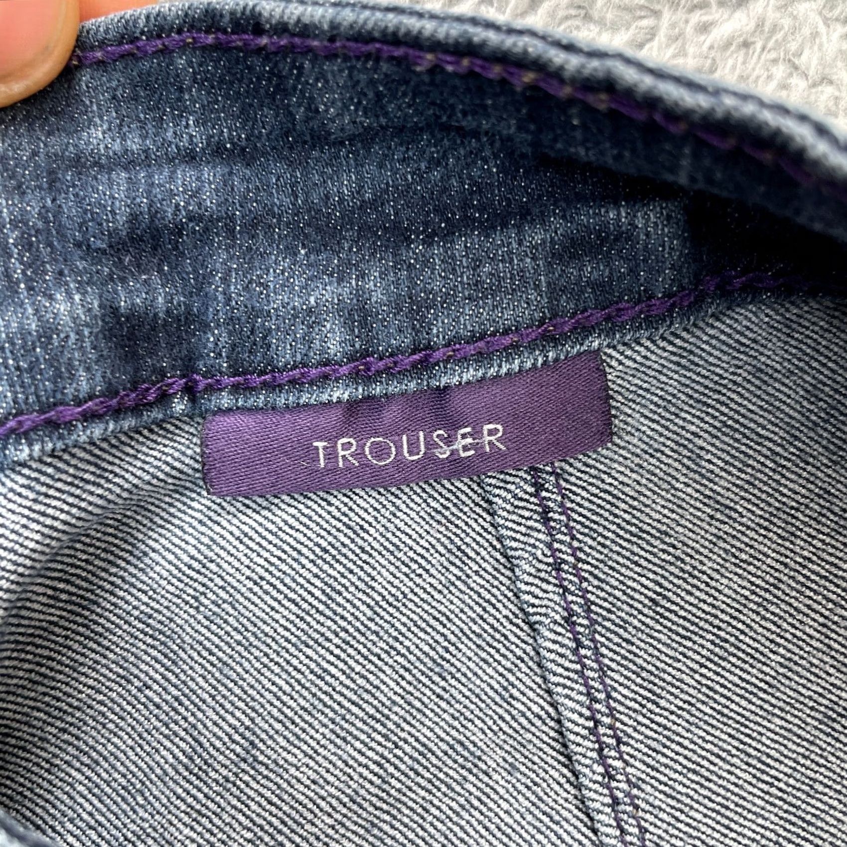 NYDJ NYDJ Jeans Womens 12P Blue Straight Leg Denim Cotton Stretch 5-Pocket Zipper Button City Preppy Modern Fit Womens Size 30" / US 8 / IT 44 - 5 Thumbnail