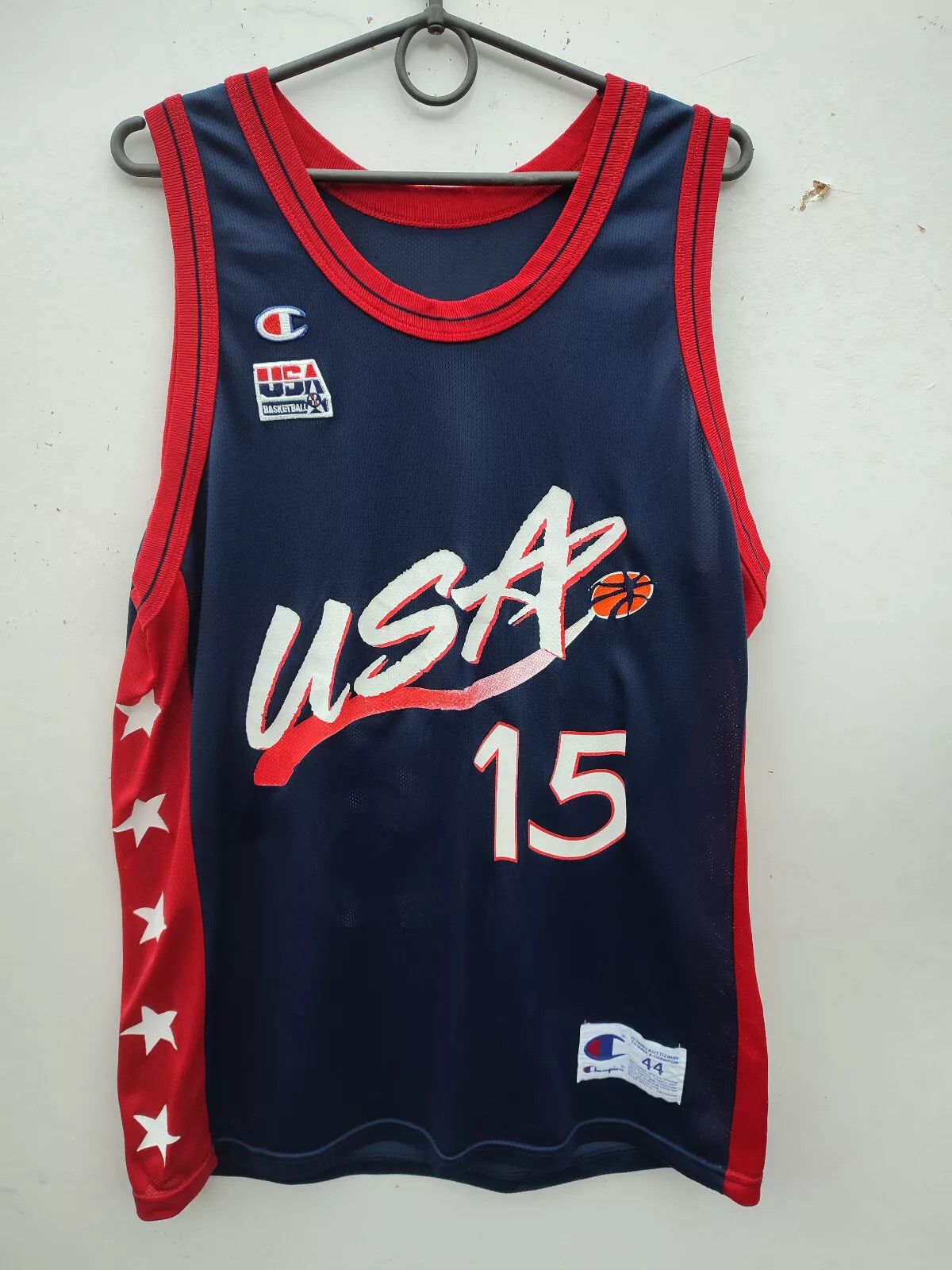 NBA Vintage Champion Hakeem Olajuwon Jersey Team USA NEW Nba Size US S / EU 44-46 / 1 - 11 Thumbnail