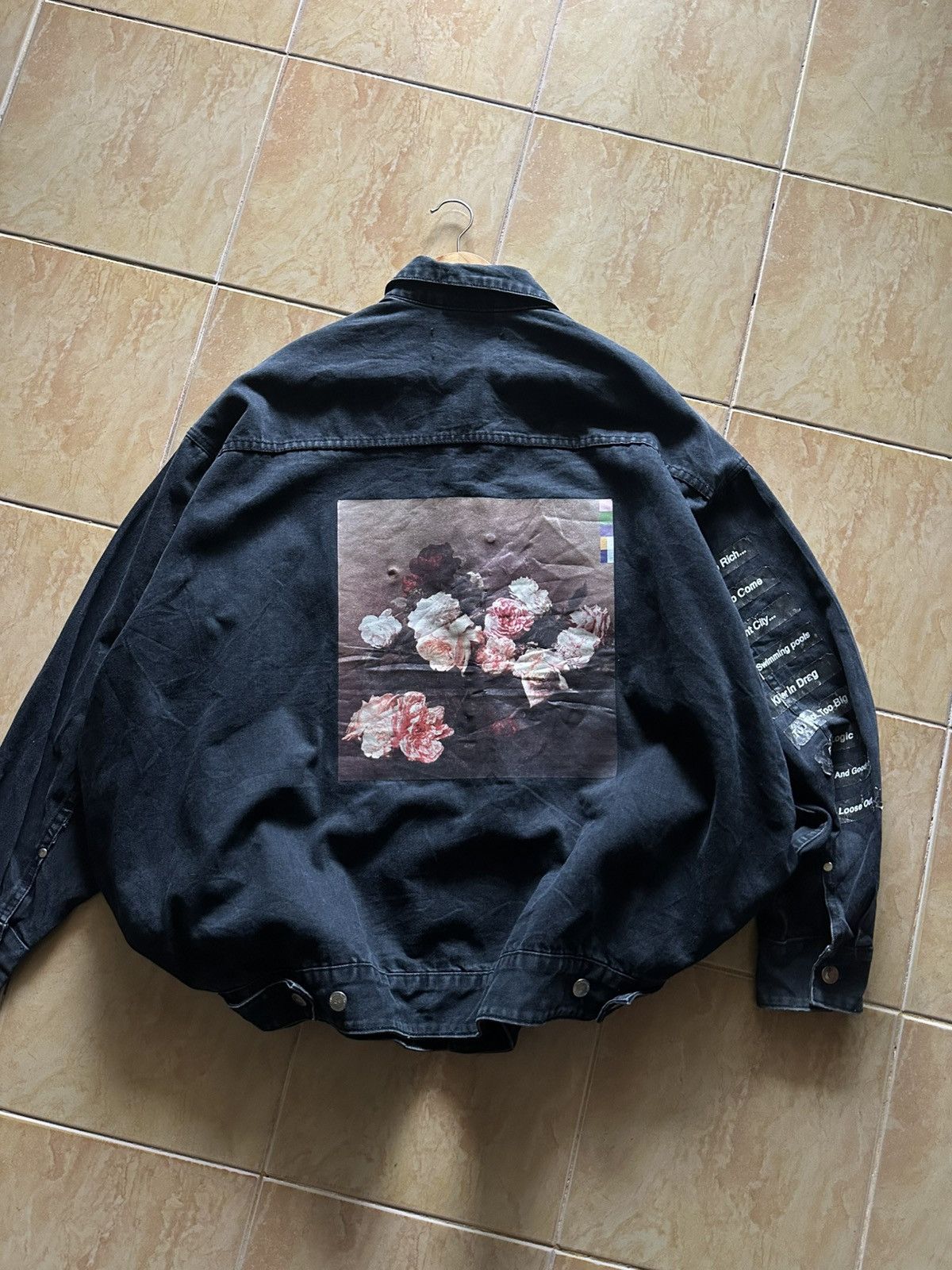 Raf Simons Raf Simons x Peter Saville SS18 Oversize Denim Jacket Black Size US S / EU 44-46 / 1 - 3 Thumbnail