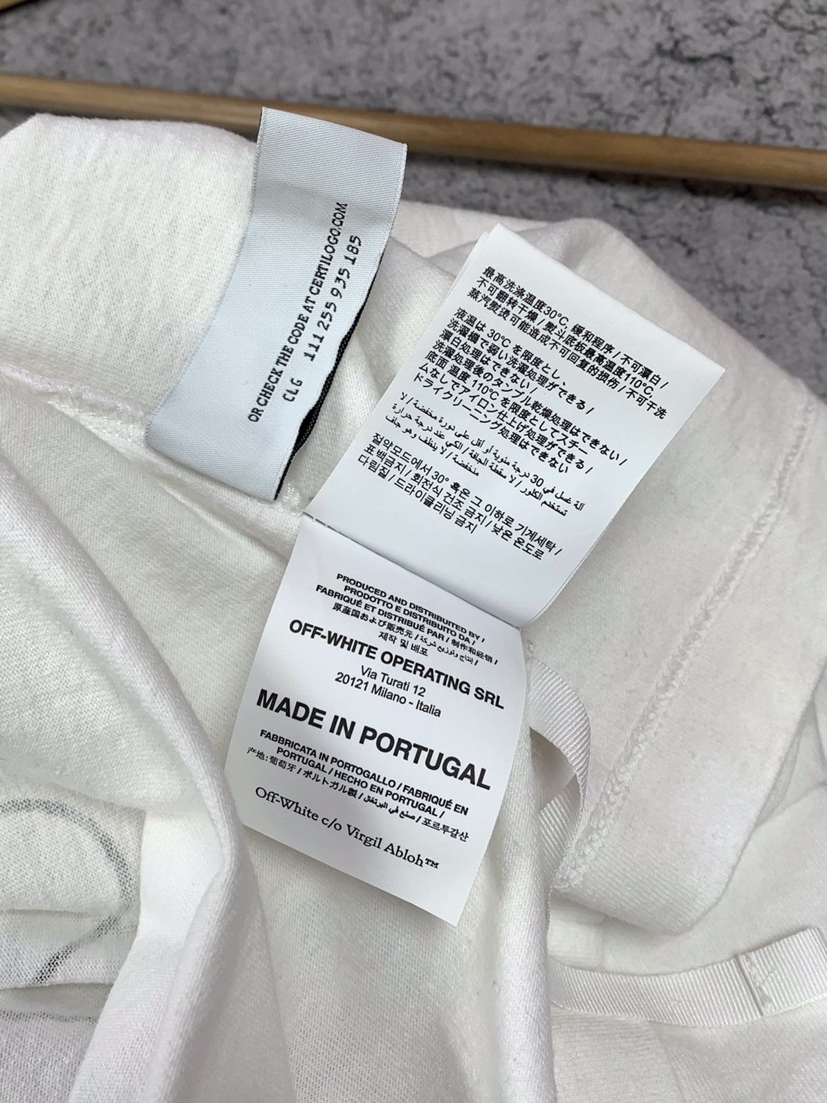 Off-White Off-White Seasonal 2013 Virgil Abloh T-Shirt Mens Size M-L Size US L / EU 52-54 / 3 - 10 Thumbnail
