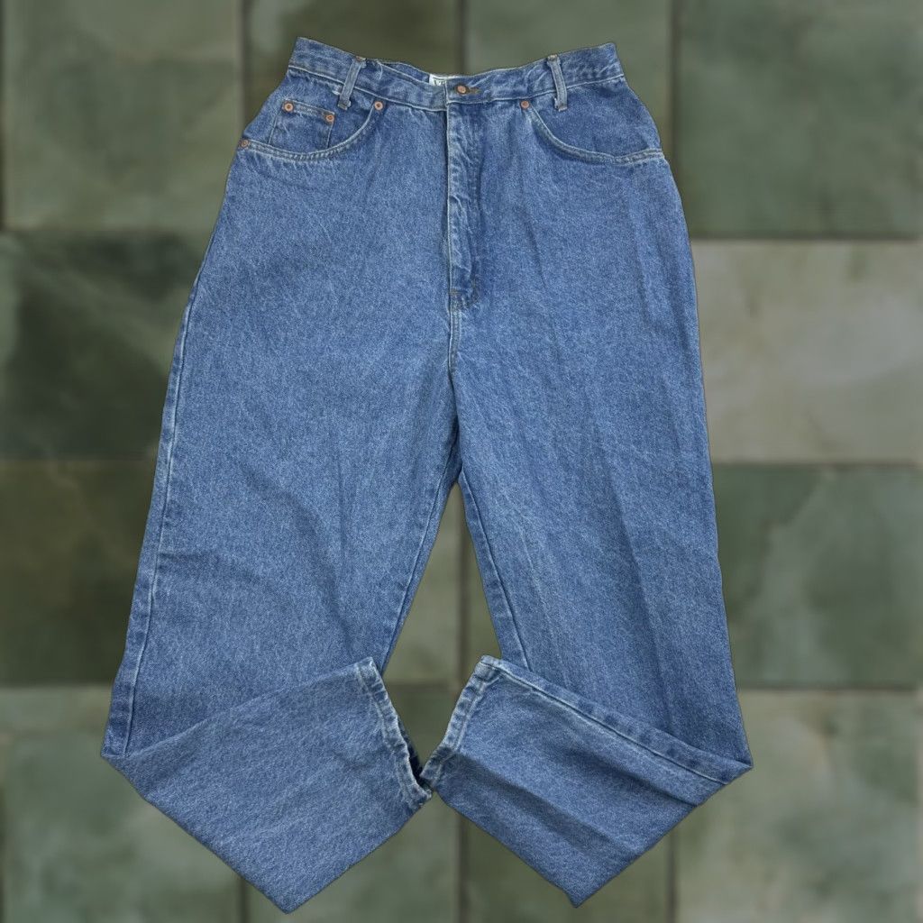 VINTAGE Venezia Jeans Womens 18 Blue High Waist Mom Jeans 90s NWT USA Made