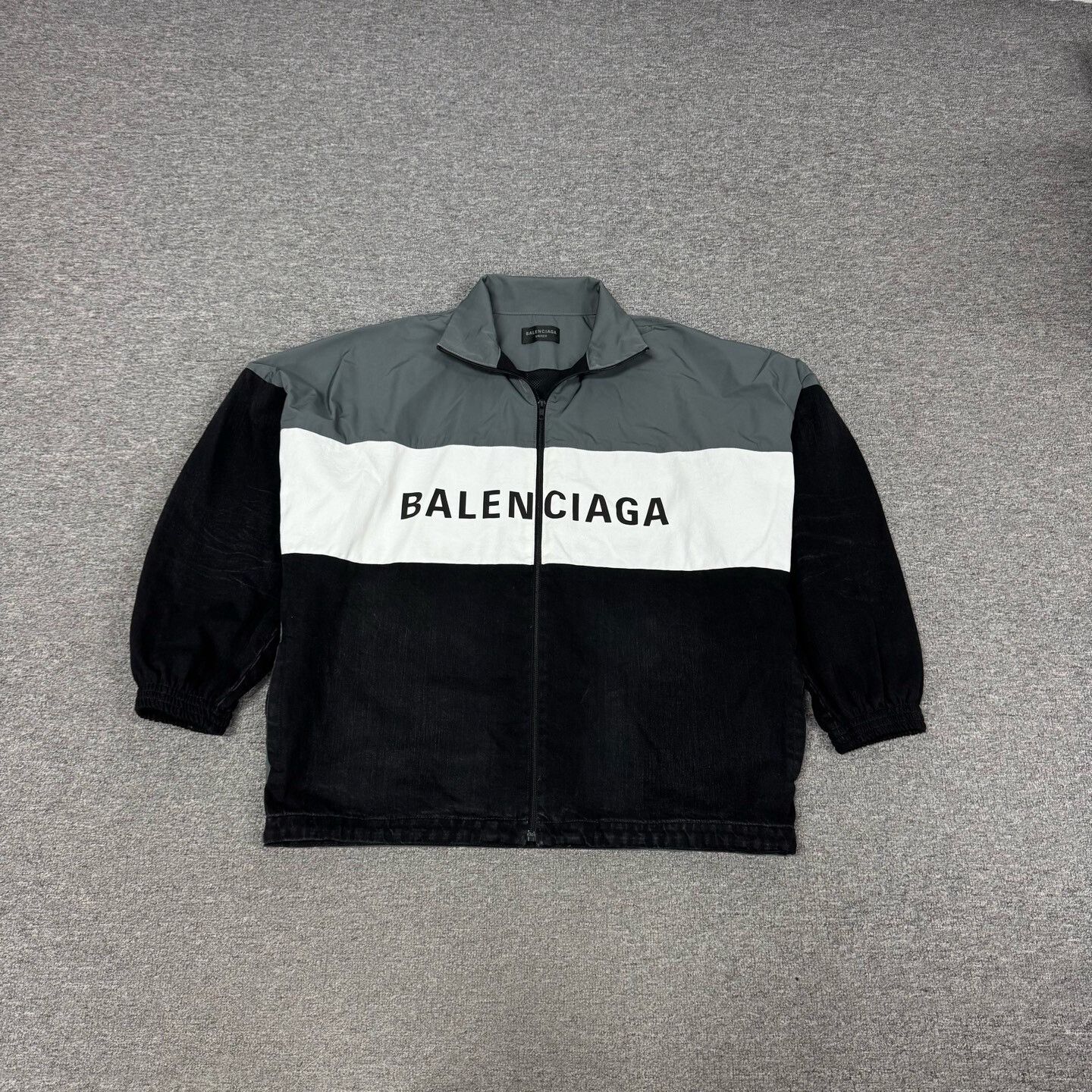 Balenciaga Balenciaga 2024 Patchwork Denim Jacket Size US M / EU 48-50 / 2 - 1 Thumbnail