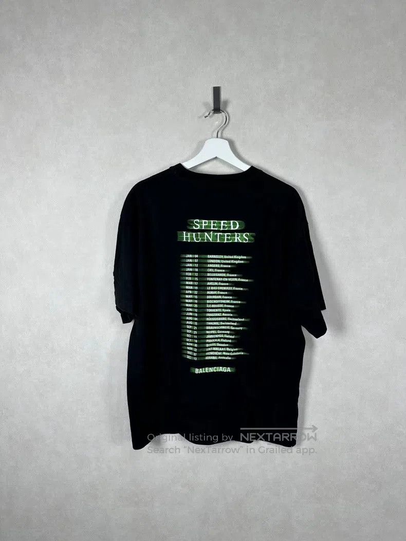 Balenciaga Balenciaga Black and Green Band Short Sleeve Size US XS / EU 42 / 0 - 4 Thumbnail