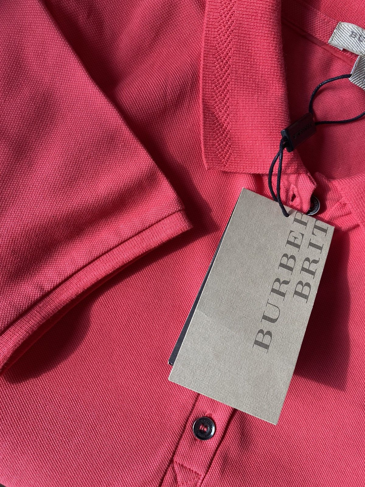 Burberry Burberry New Pink Polo With Metal Logo Size XS / US 0-2 / IT 36-38 - 10 Thumbnail