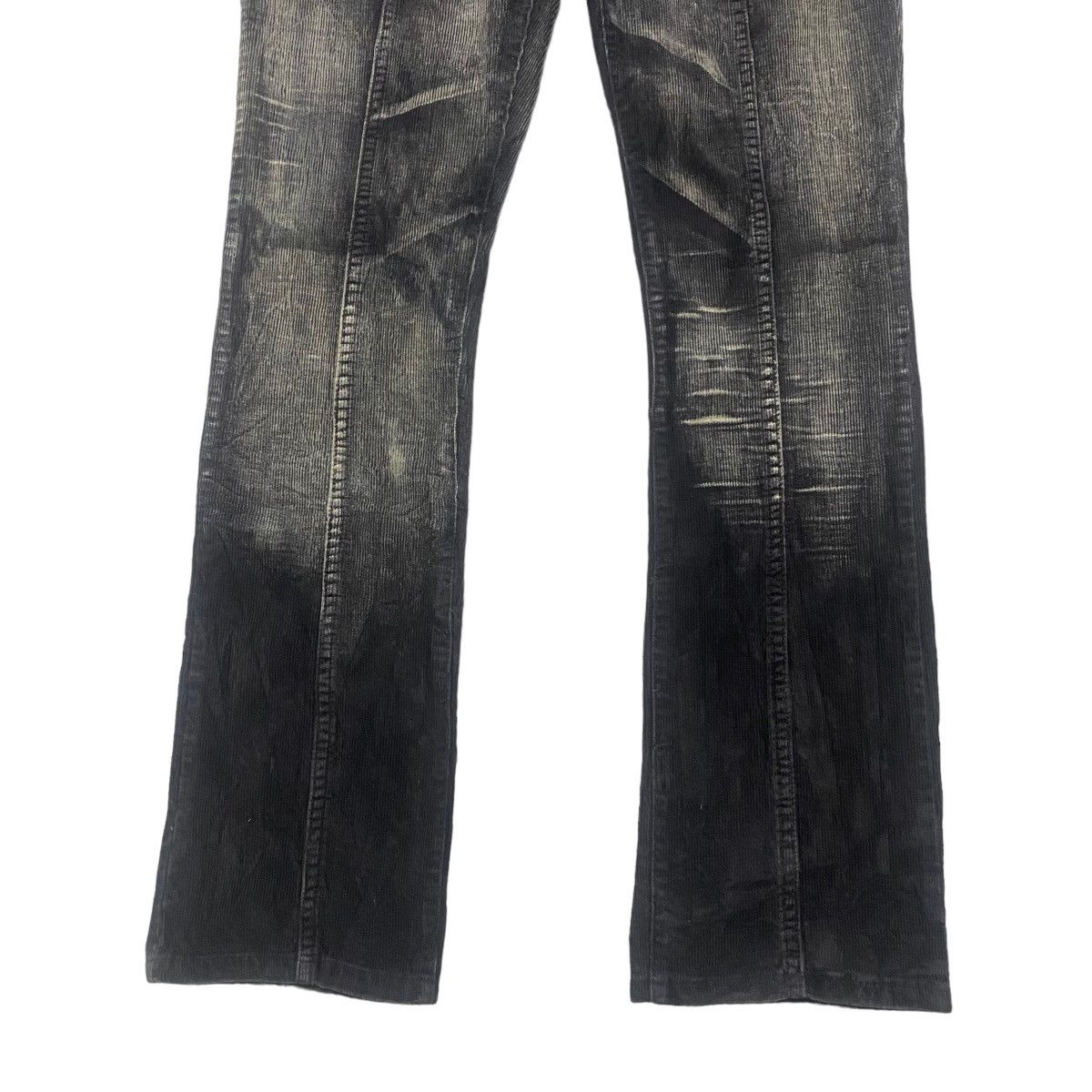 LOWBOX Japanese Brand LOWBOX Acid Wash Corduroy Flare Pants Size US 31 - 6 Thumbnail