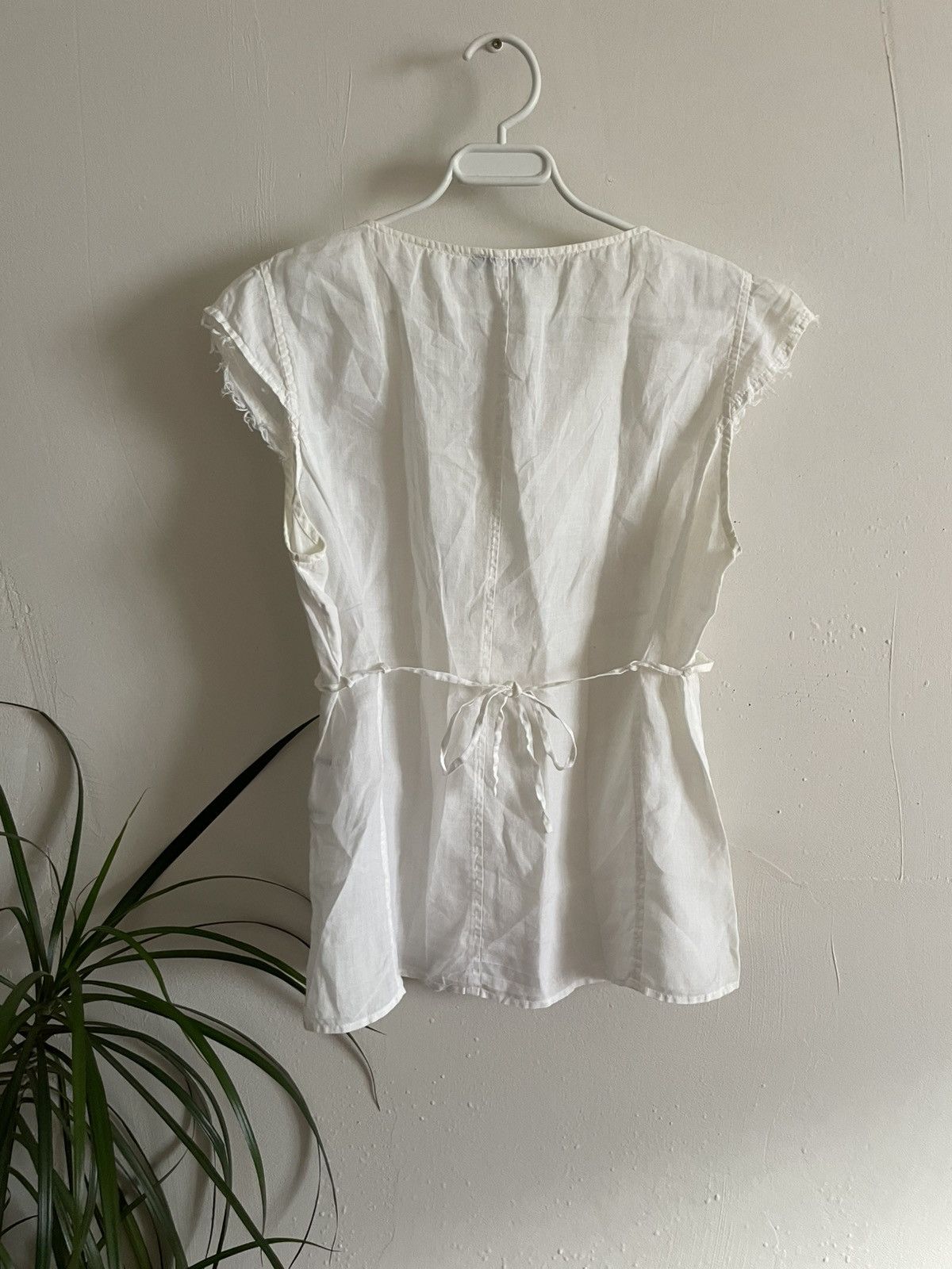Japanese Brand × OSKA VINTAGE OSKA LEINEN 2000s Blouse Size M / US 6-8 / IT 42-44 - 5 Thumbnail