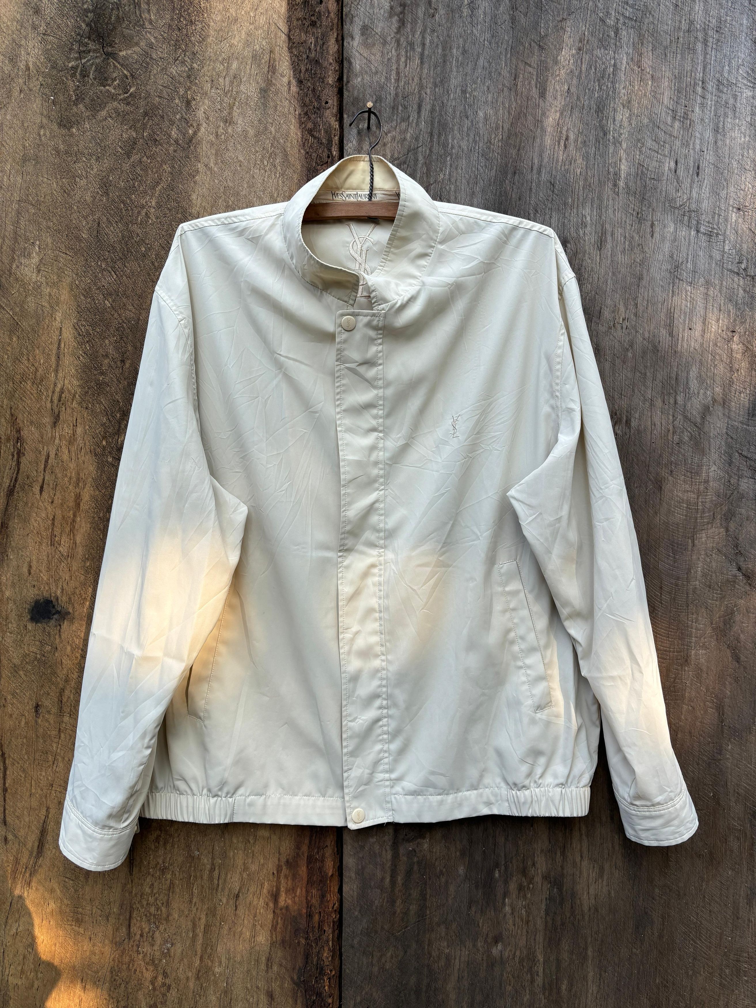 YVES SAINT LAURENT pour homme ロゴ ジャケット M Yves Saint Laurent Logo Bomber Jacket - M/L | SYLK