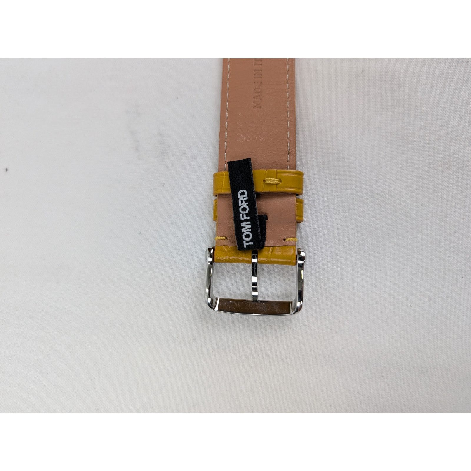 Tom Ford o1rshd1 Q:2 / Size: OS / 19mm Alligator Buckle Watch Straps Size ONE SIZE - 10 Thumbnail