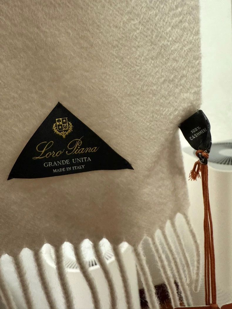 Loro Piana LORO PIANA Embroidered woolen scarf with letters Size ONE SIZE - 5 Thumbnail