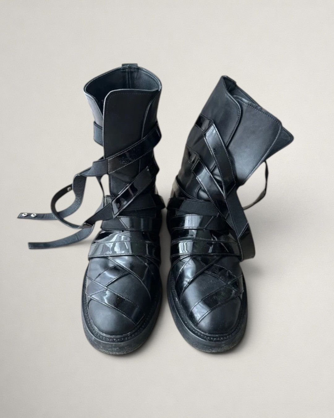 Dior SOLD Dior AW08 „Lumiere Du Nord“ Mummy strap boots Size US 9 / EU 42 - 4 Thumbnail