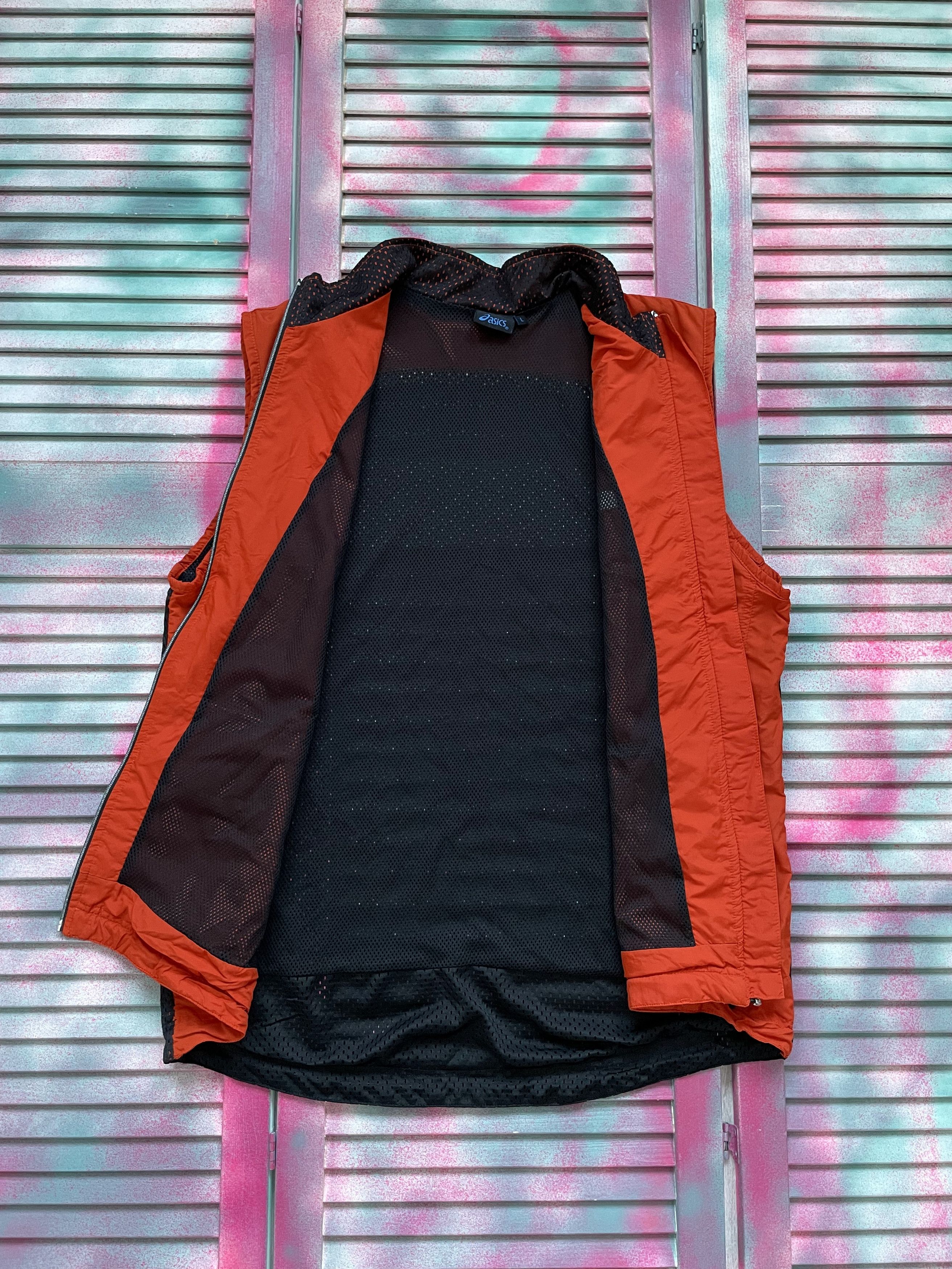 Asics Vintage Asics Tech Performance Network Orange Vest Size US L / EU 52-54 / 3 - 6 Thumbnail