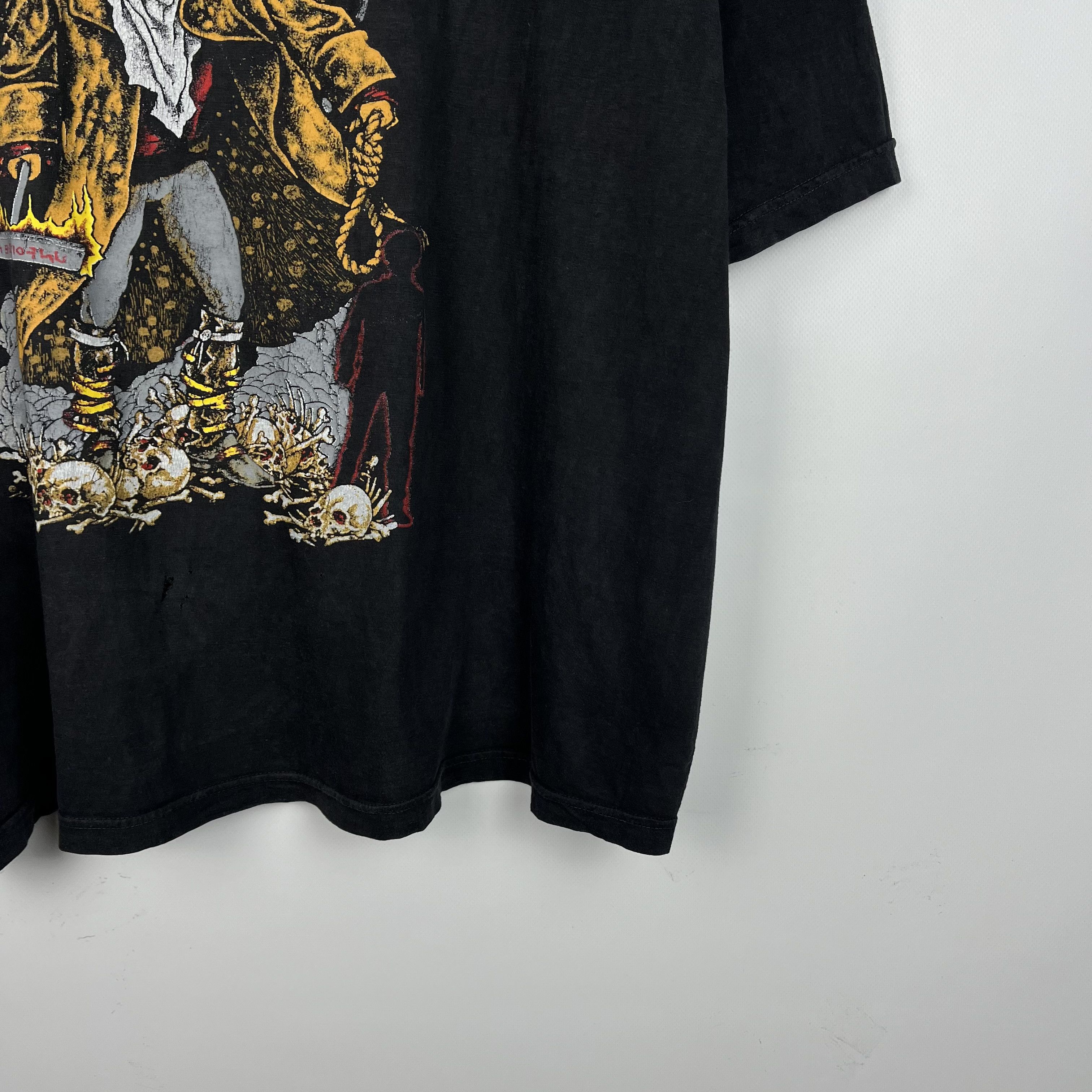 Band Tees Vintage Metallica Pushead Unforgiven Rock Band T Shirt 1993 Size US XL / EU 56 / 4 - 3 Thumbnail