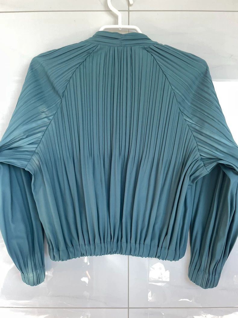 Issey Miyake Issey Miyake Green windbreaker jacket Size L / US 10 / IT 46 - 3 Thumbnail