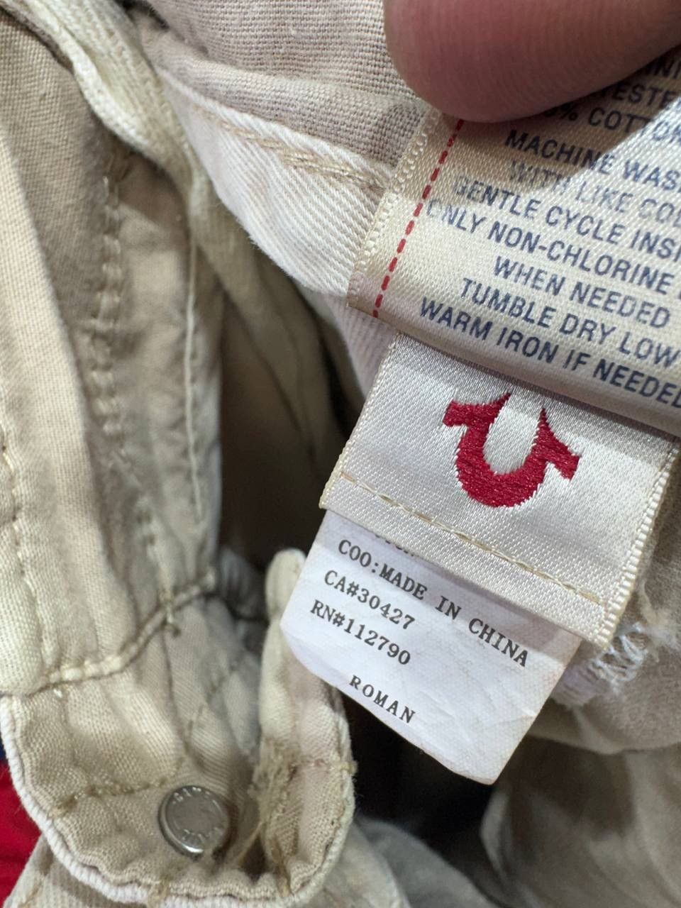 Other TRUE RELIGION "ROMAN" PATCHWORK Size US 36 / EU 52 - 18 Thumbnail
