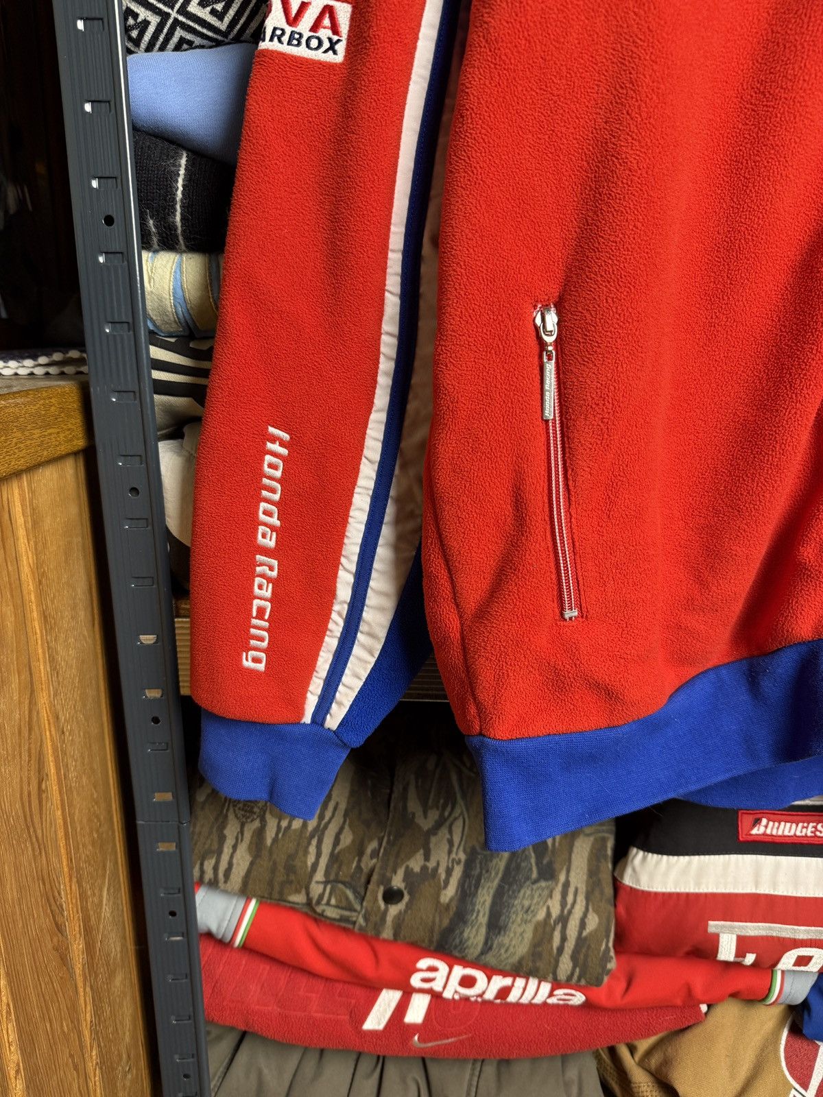 Honda Vintage Honda Racing Fleece Zip Jacket Size M Size US M / EU 48-50 / 2 - 4 Thumbnail