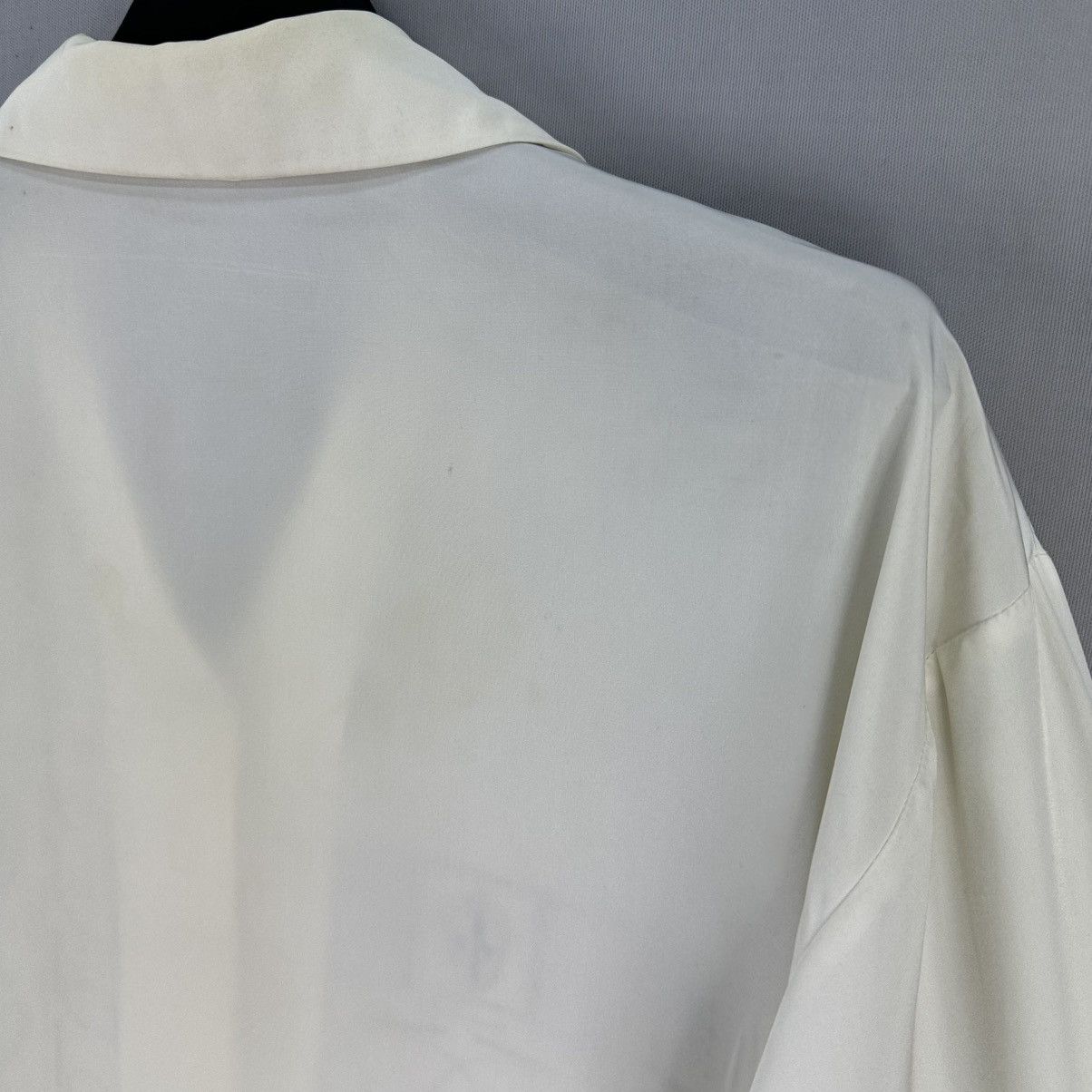 Flannel Vintage 90's Rockabilly Satin Shirt Loop Collar by Curve Size US M / EU 48-50 / 2 - 5 Thumbnail