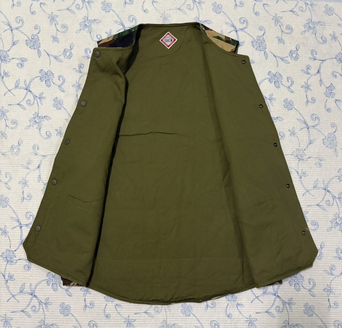 Japanese Brand Japanese Salt Water Amry Riversible Vest Design Size US M / EU 48-50 / 2 - 4 Thumbnail