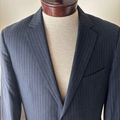 Hugo Boss Hugo Boss The Jam Pinstripe Blazer Two Button Business Casua Size 40R - 1 Thumbnail