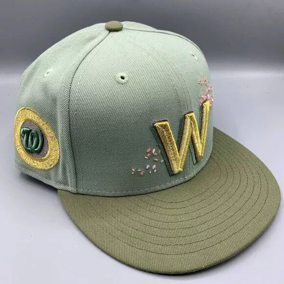 New Era Washington Nationals Hat Men 7 1/2 59Fifty New Era Fitted Size ONE SIZE - 1 Thumbnail