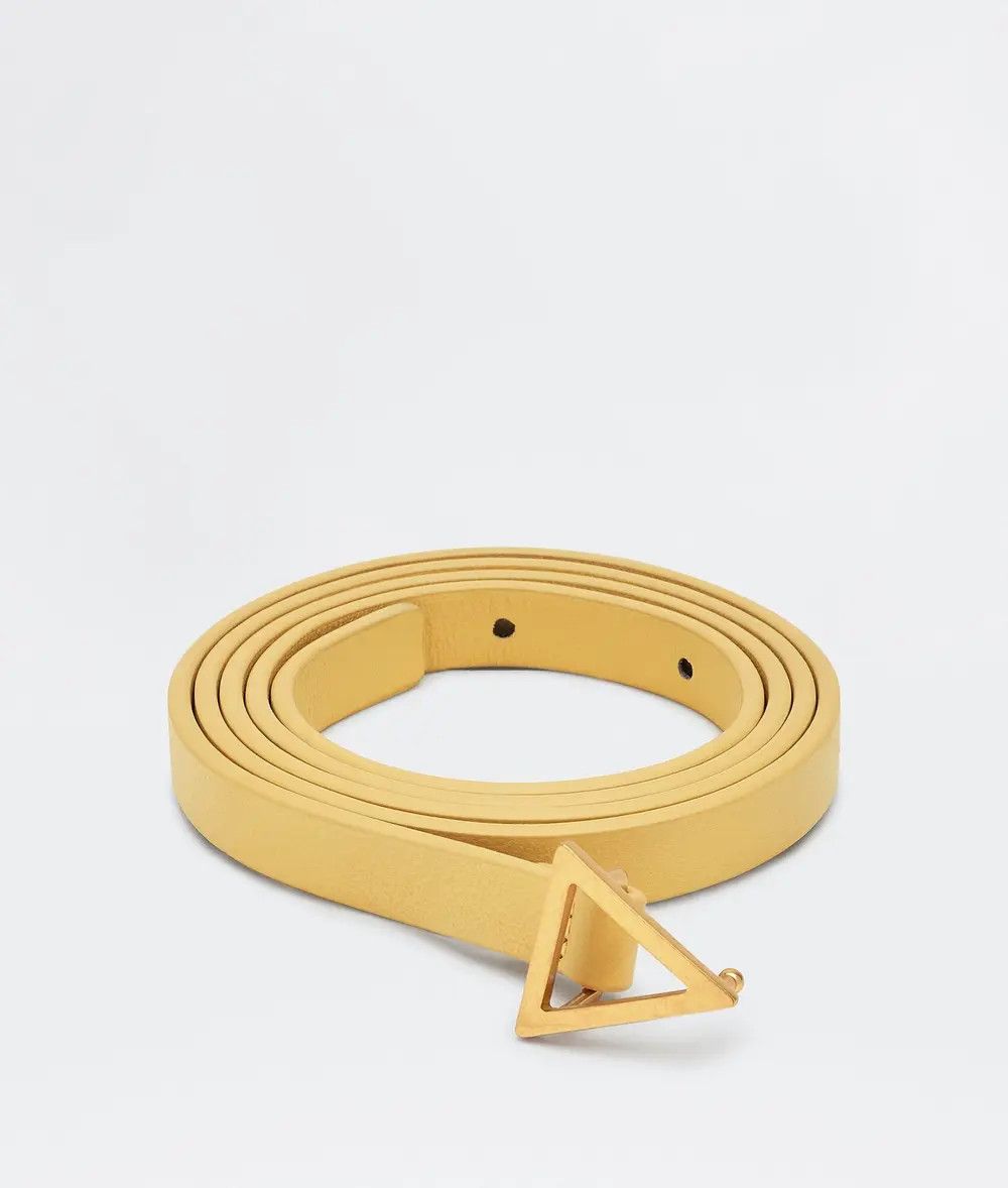 Bottega Veneta o1n1vont1225 Size: 85 / Triangle Belt in Butter Size ONE SIZE - 1 Thumbnail