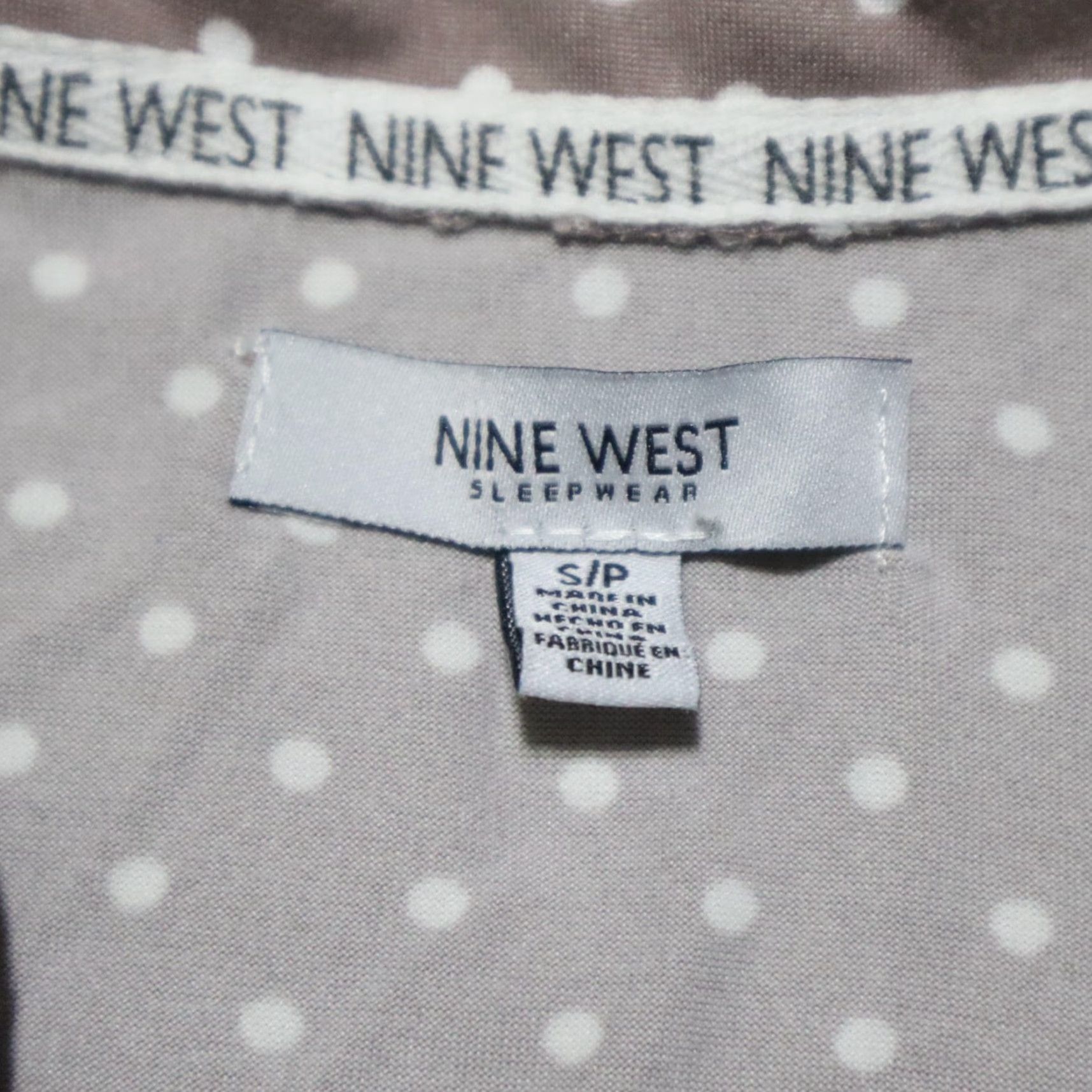 Nine West Nine West Shirt Women Small Purple Sleepwear Button Up Pajama Top - Adult Small Womens Shoes? Size S / US 4 / IT 40 - 3 Thumbnail