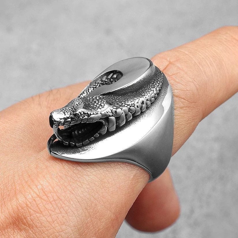 Japanese Brand × Vintage Coiled Snake Ring Size ONE SIZE - 1 Thumbnail