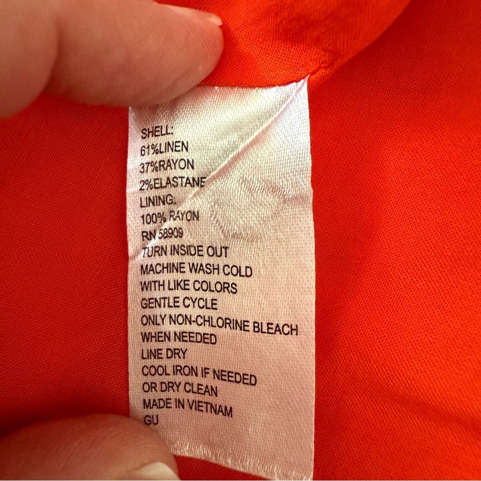 Preston & York Preston & York Size 12 Linen Blend 3/4 Sleeve Shift Dress Size XL / US 12-14 / IT 48-50 - 8 Thumbnail