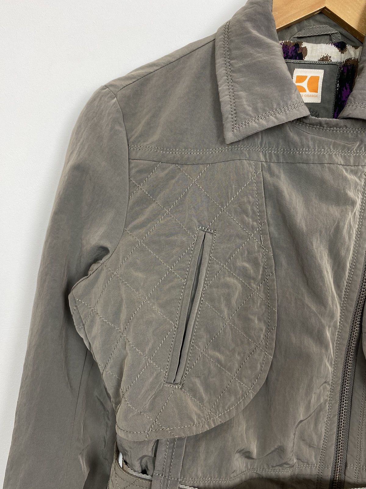 Hugo Boss Boss Orange Windbreaker Jacket With Belt Womens Size US4 Top Size XS / US 0-2 / IT 36-38 - 3 Thumbnail