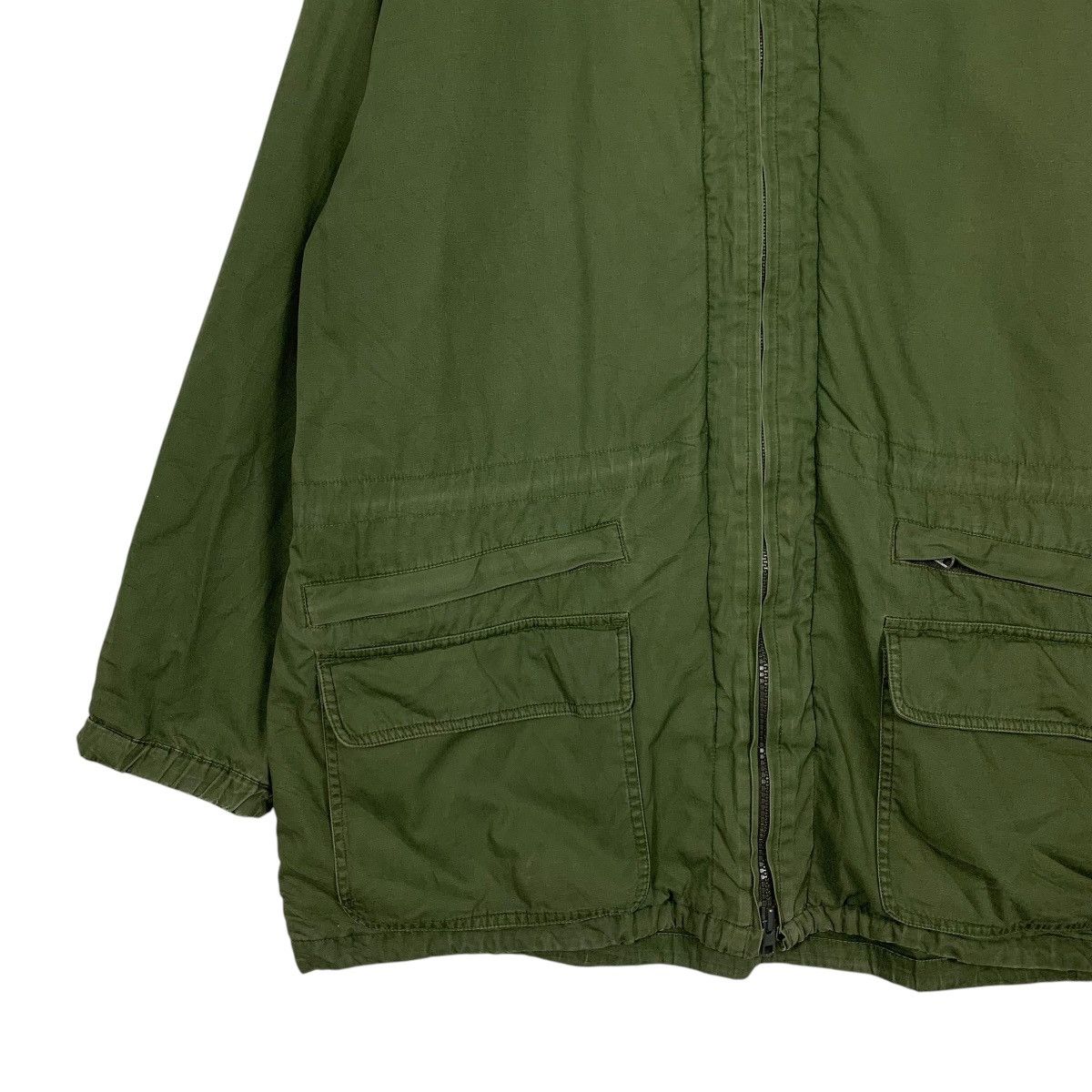 Eddie Bauer EDDIE BAUER Olive Green Parka Jacket Workwear #2307-C103 Size US L / EU 52-54 / 3 - 3 Thumbnail
