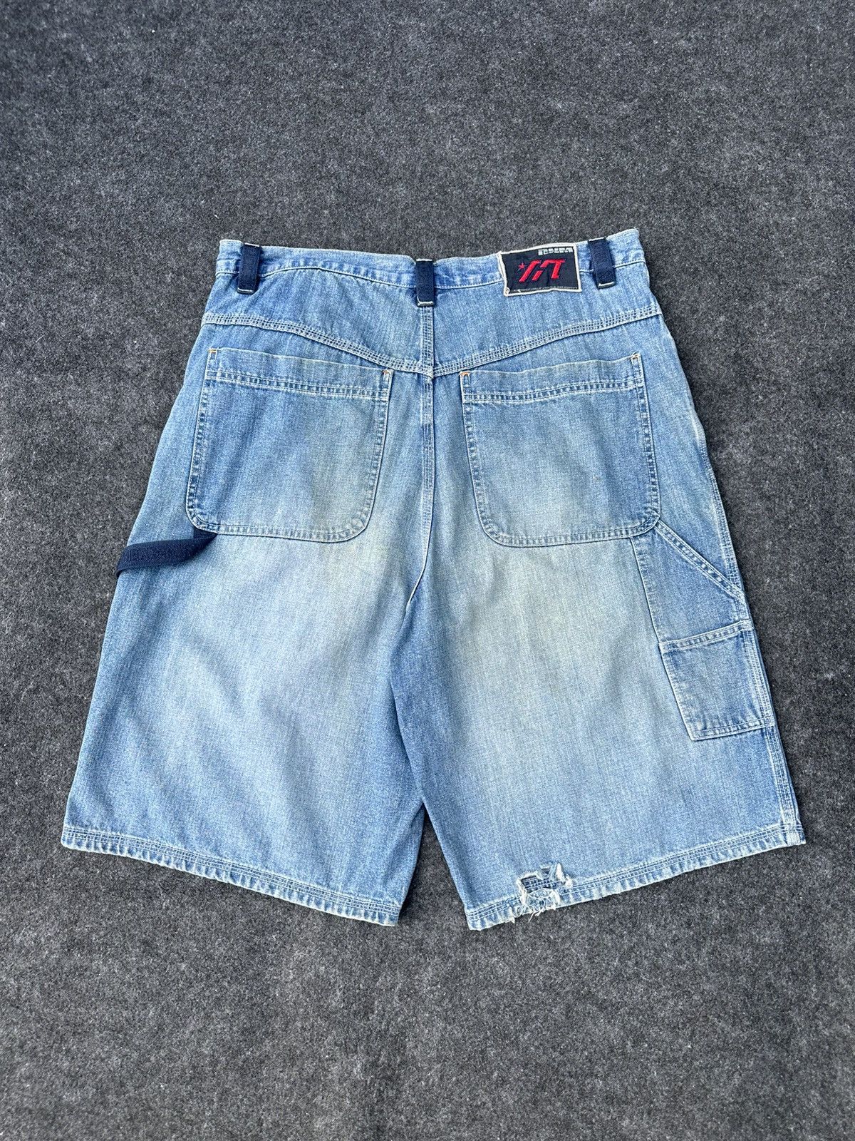 Dogtown × JNCO × Mecca Mecca Usa Baggy Short Denim Pant Size 36 D82 Size US 36 / EU 52 - 3 Thumbnail