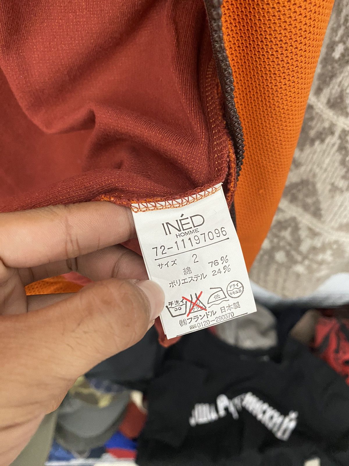 Japanese Brand × Yohji Yamamoto Ined Homme Unpublished zip t-shirt Size US S / EU 44-46 / 1 - 5 Thumbnail