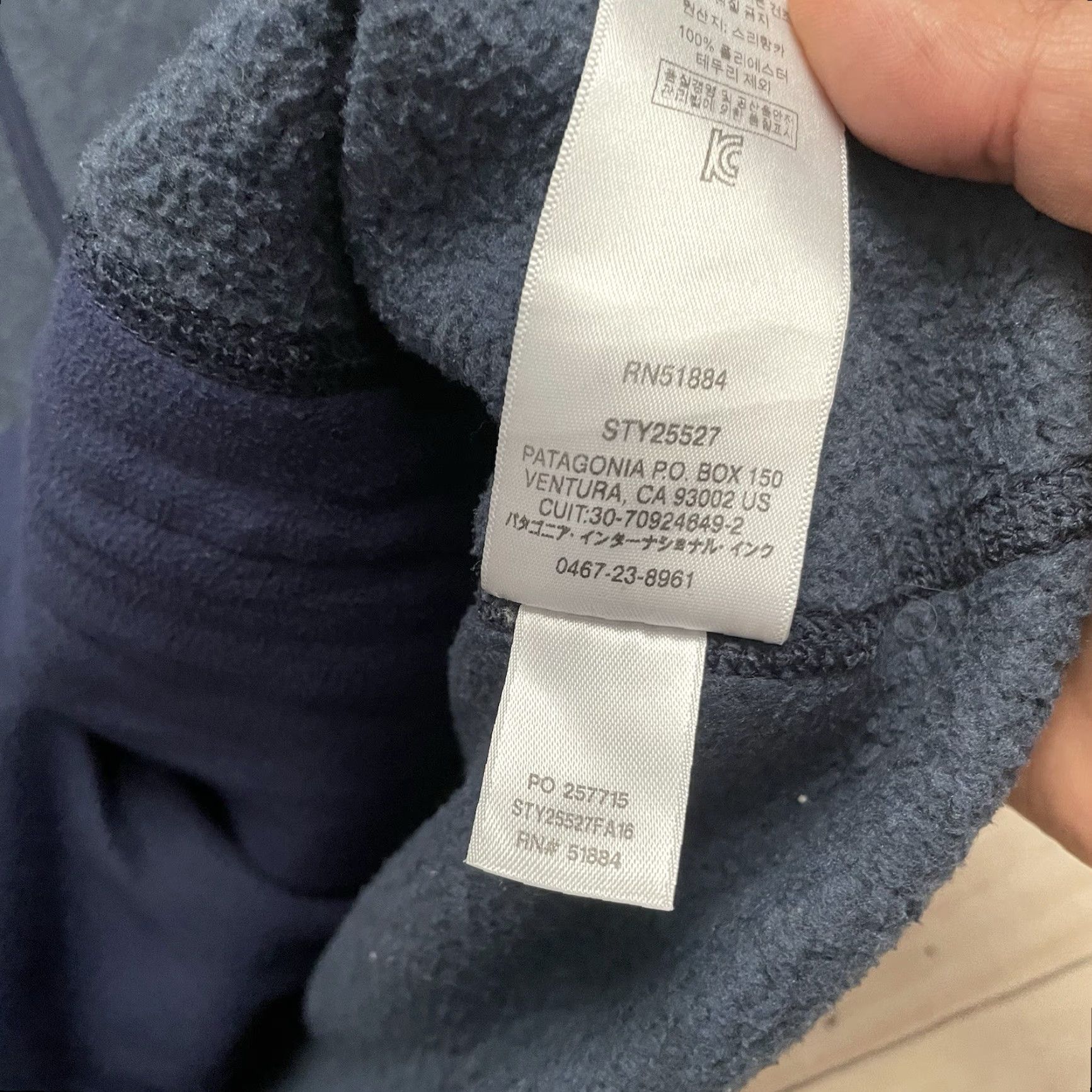 Patagonia Patagonia Mens Better Sweater Jacket Full Zip Navy Blue Medium Logo Fleece Outdoor Classic Nature Athletic Regular Size US M / EU 48-50 / 2 - 6 Thumbnail