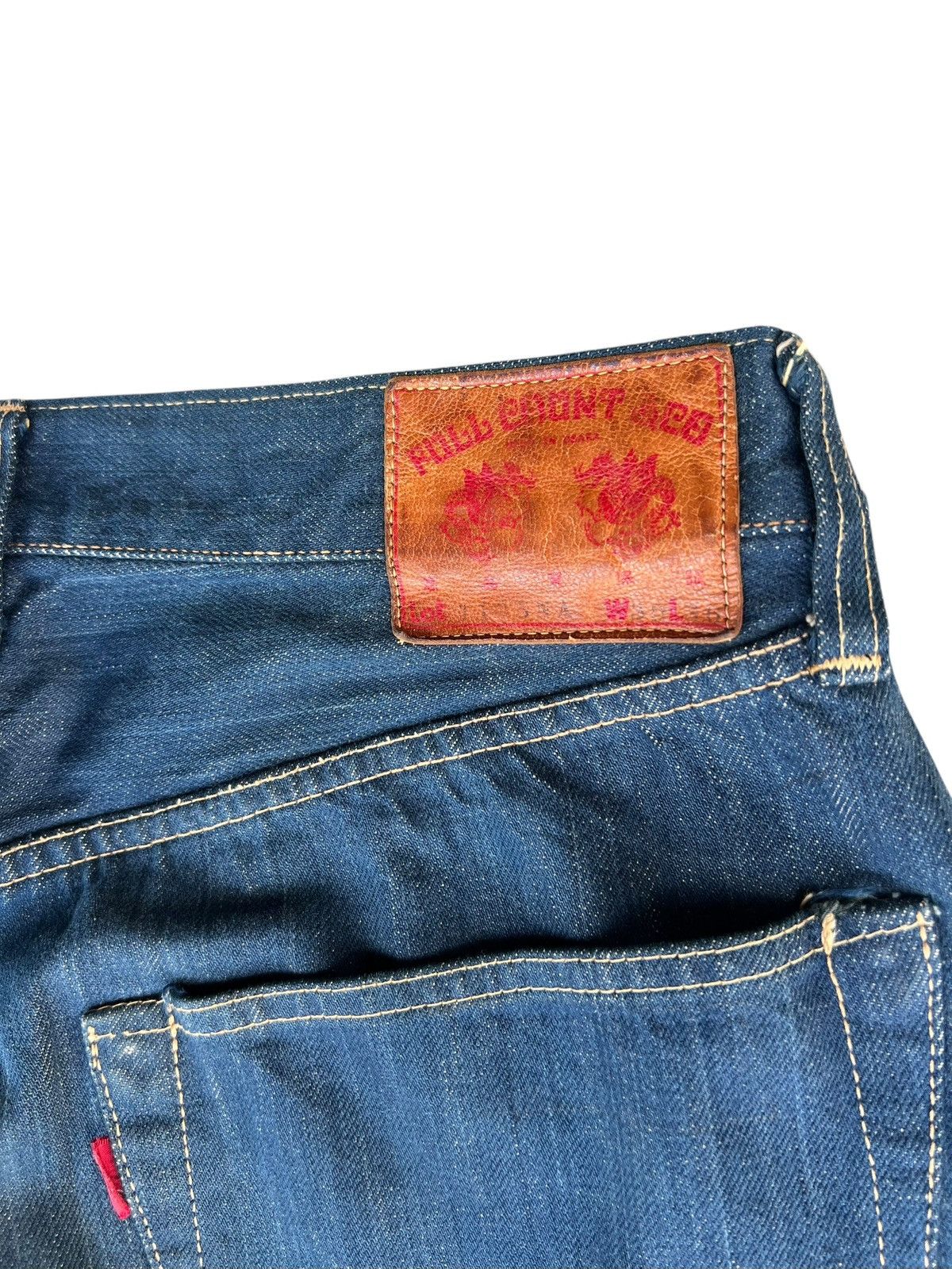Full Count & Co. × Japanese Brand Vintage 90s Full Count Japan Redline Selvedge Denim Jeans Size US 30 / EU 46 - 21 Thumbnail