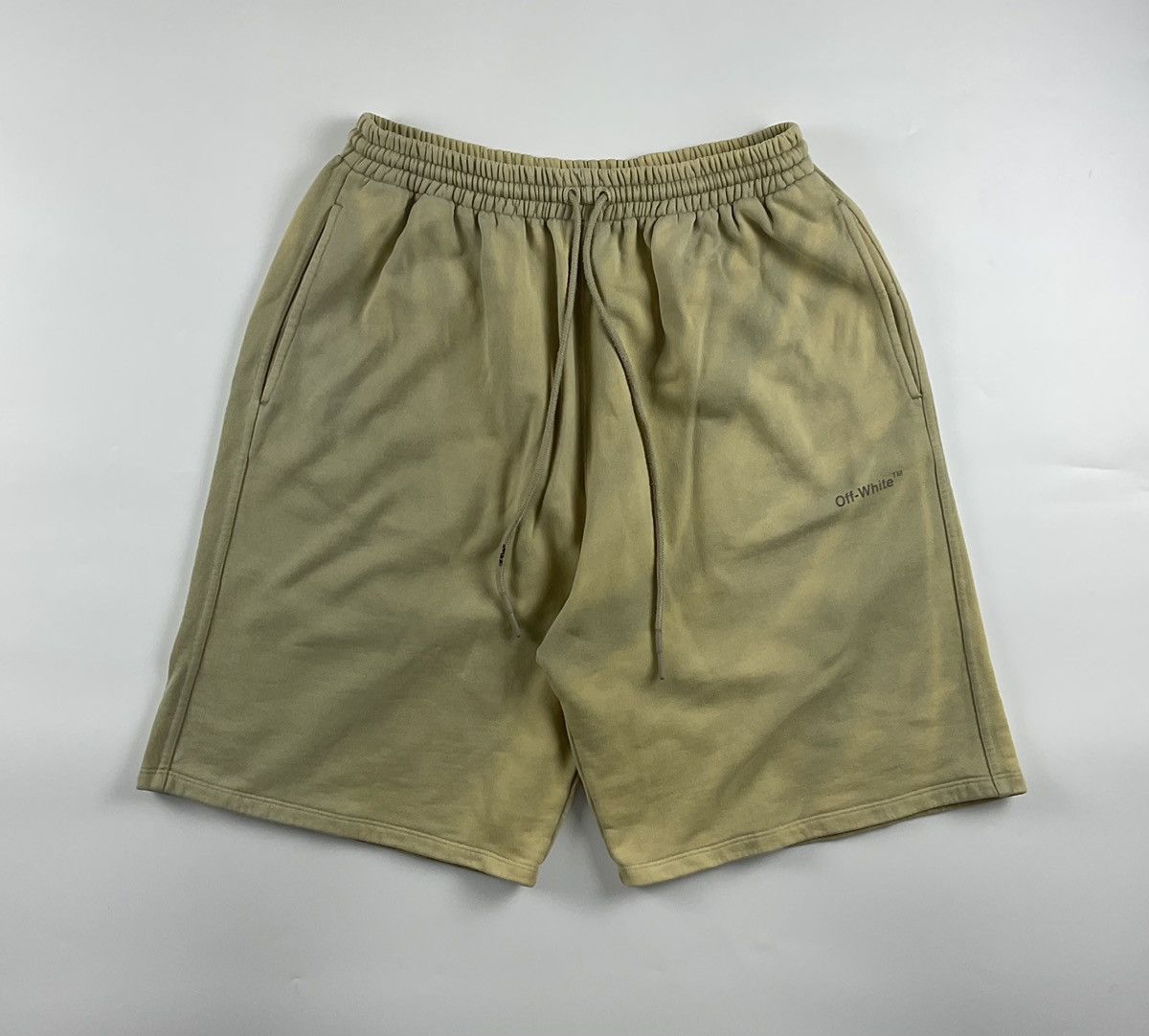 Off-White Off White Diagonal Sweatshort Size US 34 / EU 50 - 2 Thumbnail