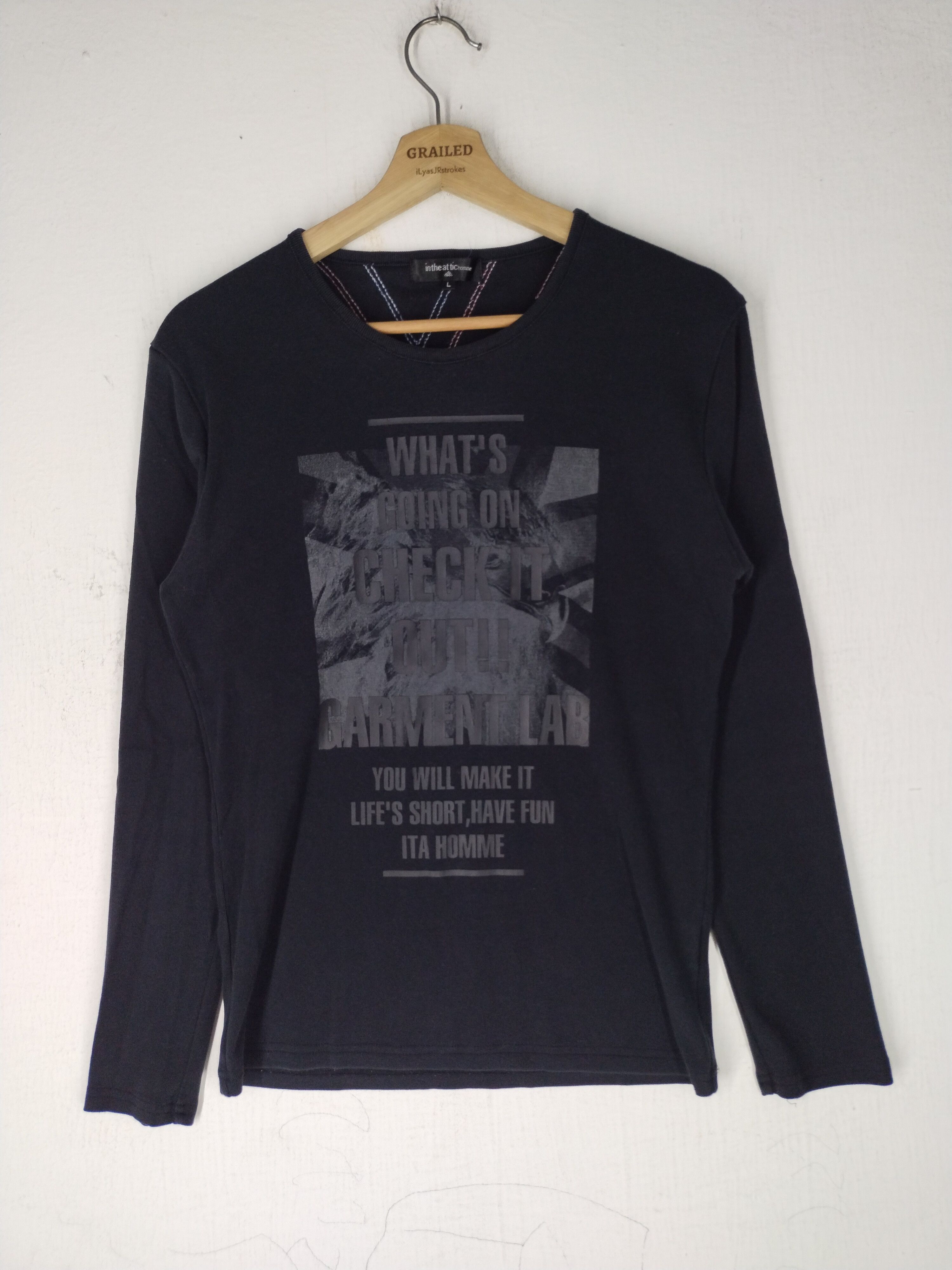 In The Attic In The Attic Flag Long Sleeve Shirt Size US S / EU 44-46 / 1 - 1 Thumbnail