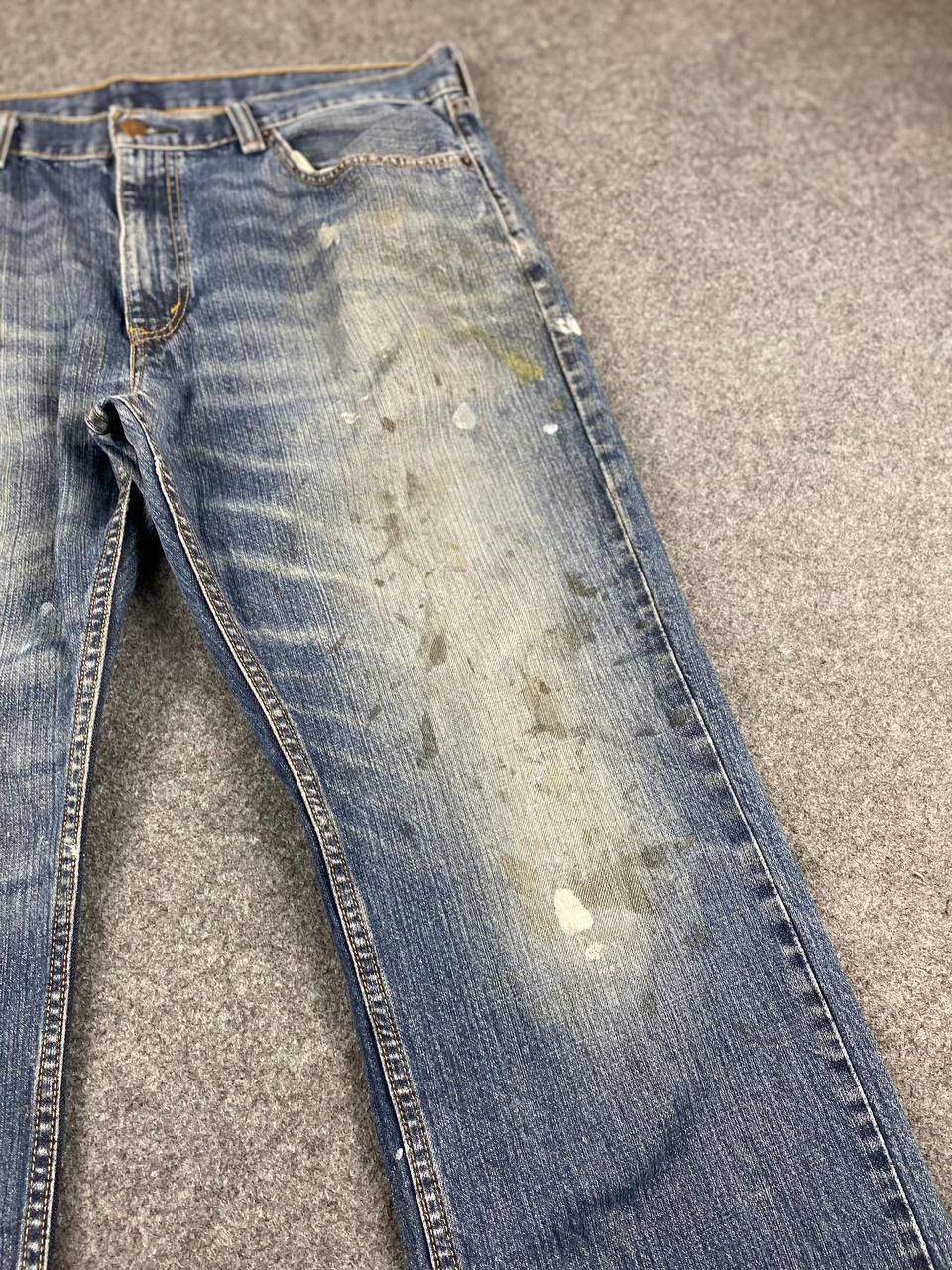 Levi's levis 559 paint splatter distressed denim Size US 40 / EU 56 - 11 Thumbnail