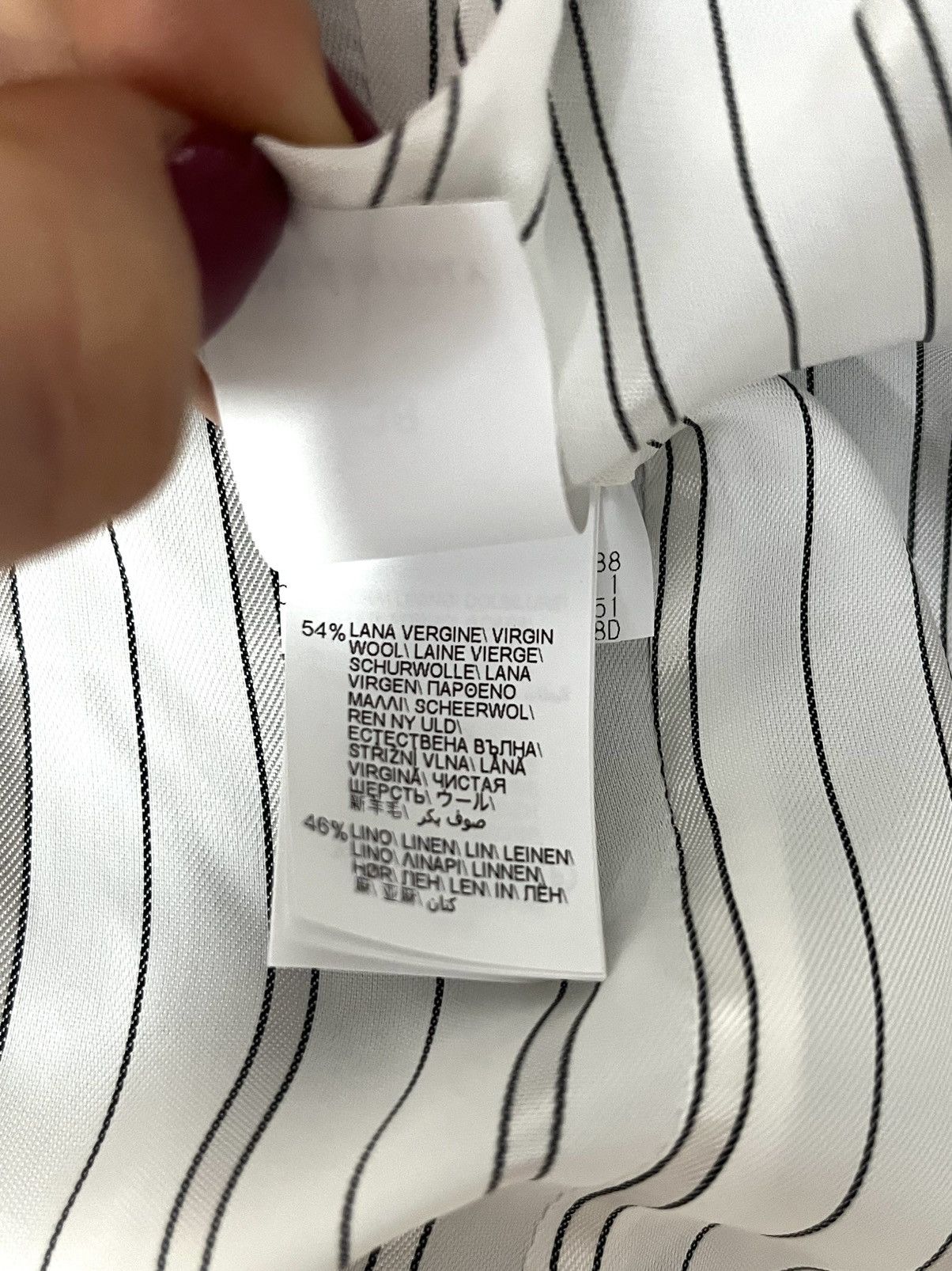Brunello Cucinelli Italian premium brand jacket made of virgin wool and linen Size M / US 6-8 / IT 42-44 - 15 Thumbnail