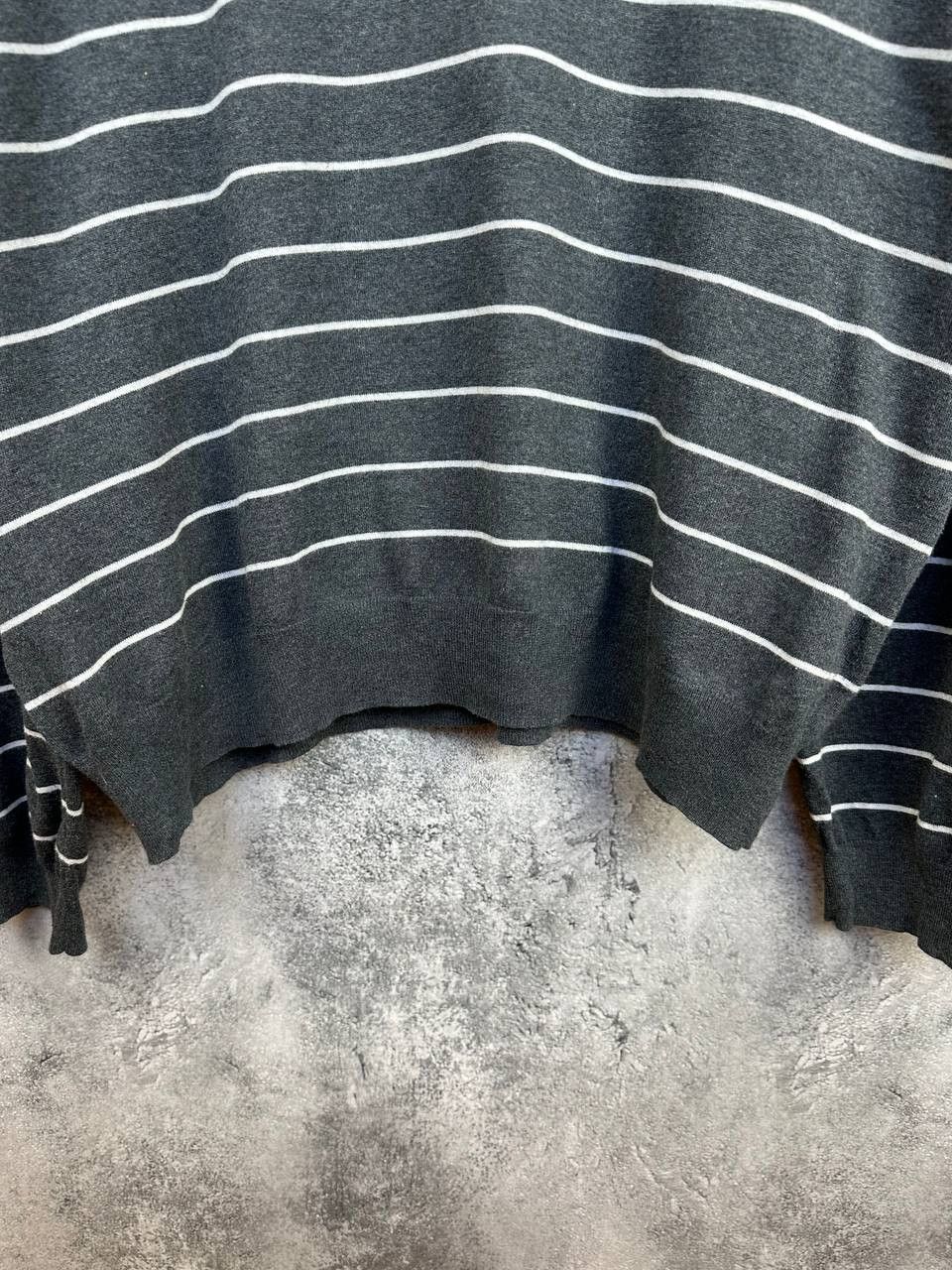 Polo Ralph Lauren Polo Ralph Lauren Vintage V-Neck Striped Sweater Jumper Size US XXL / EU 58 / 5 - 7 Thumbnail