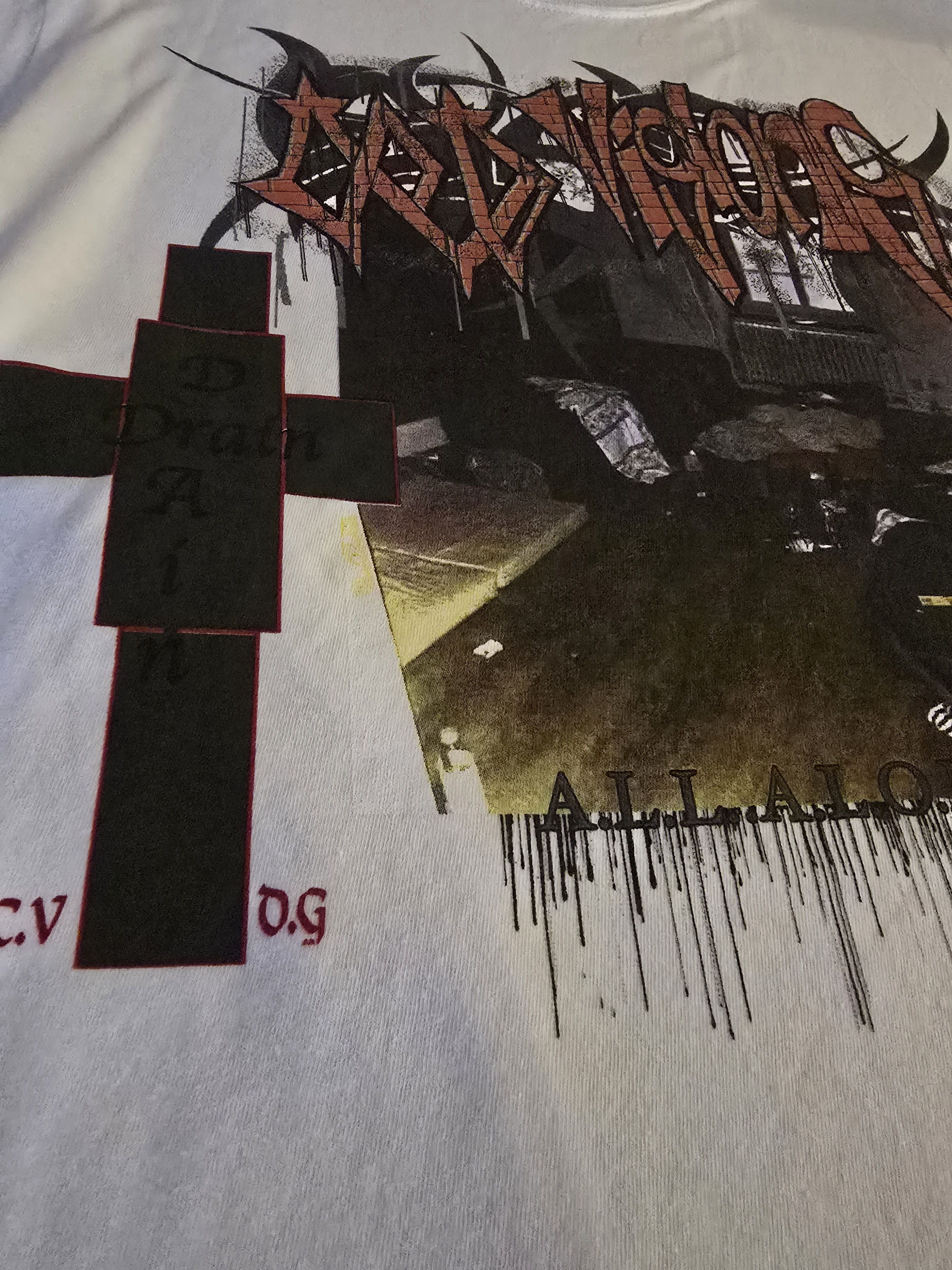 Drain Gang × Sad Boys Bladee Cold Visions 32 Tee Size US XL / EU 56 / 4 - 2 Thumbnail
