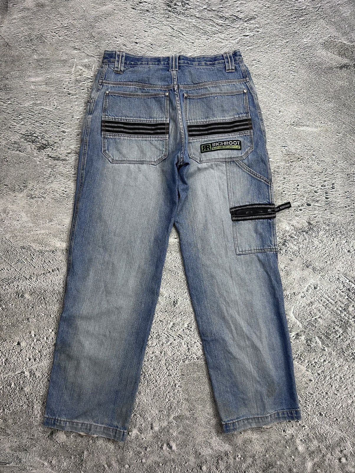 Pelle Pelle × Vintage Pelle Pelle vintage blue jeans Richroot Y2K baggy denim Size US 32 / EU 48 - 1 Thumbnail