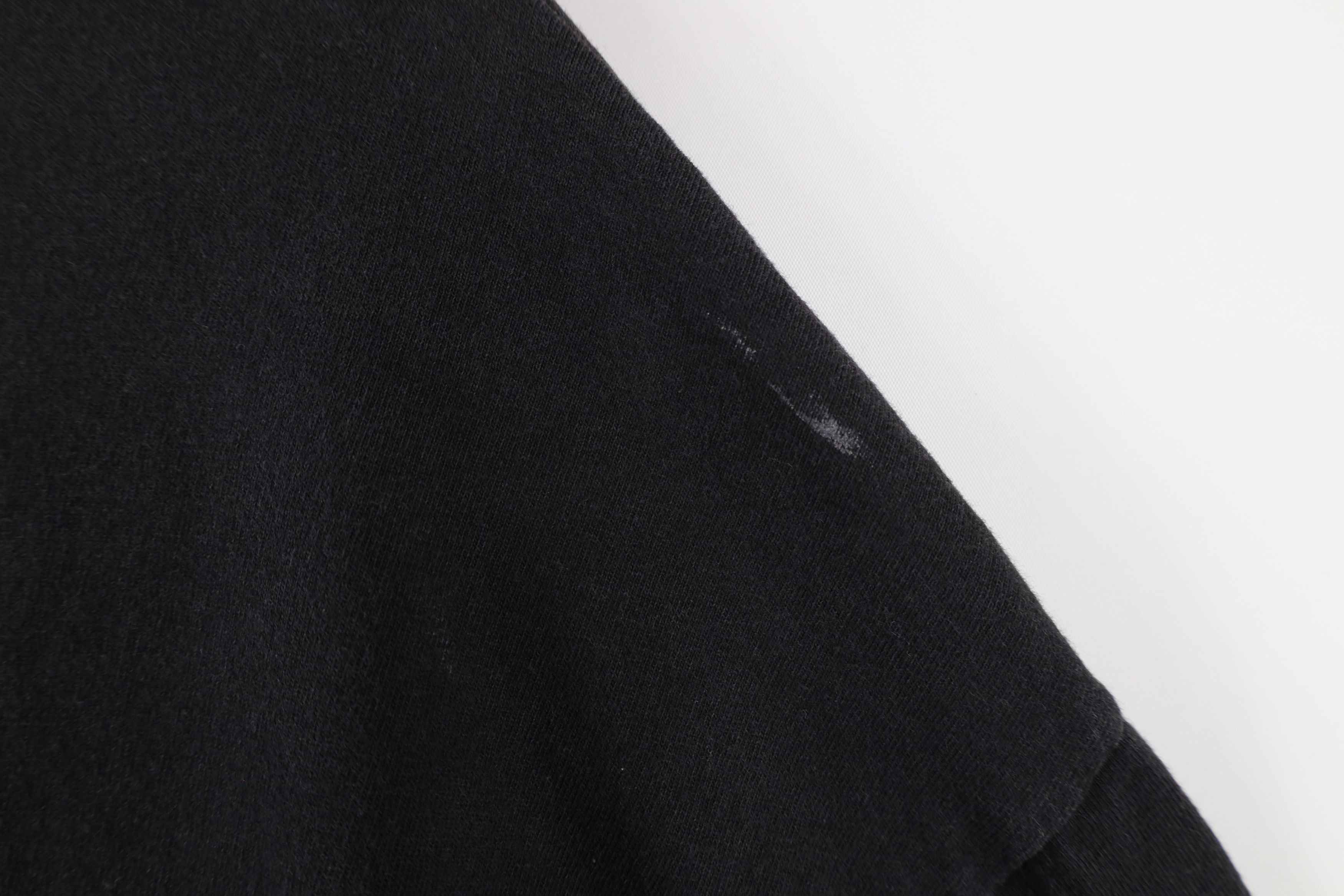 Vintage Vintage 90s Streetwear Blank Cotton Pocket T-Shirt Black Size US XL / EU 56 / 4 - 5 Thumbnail