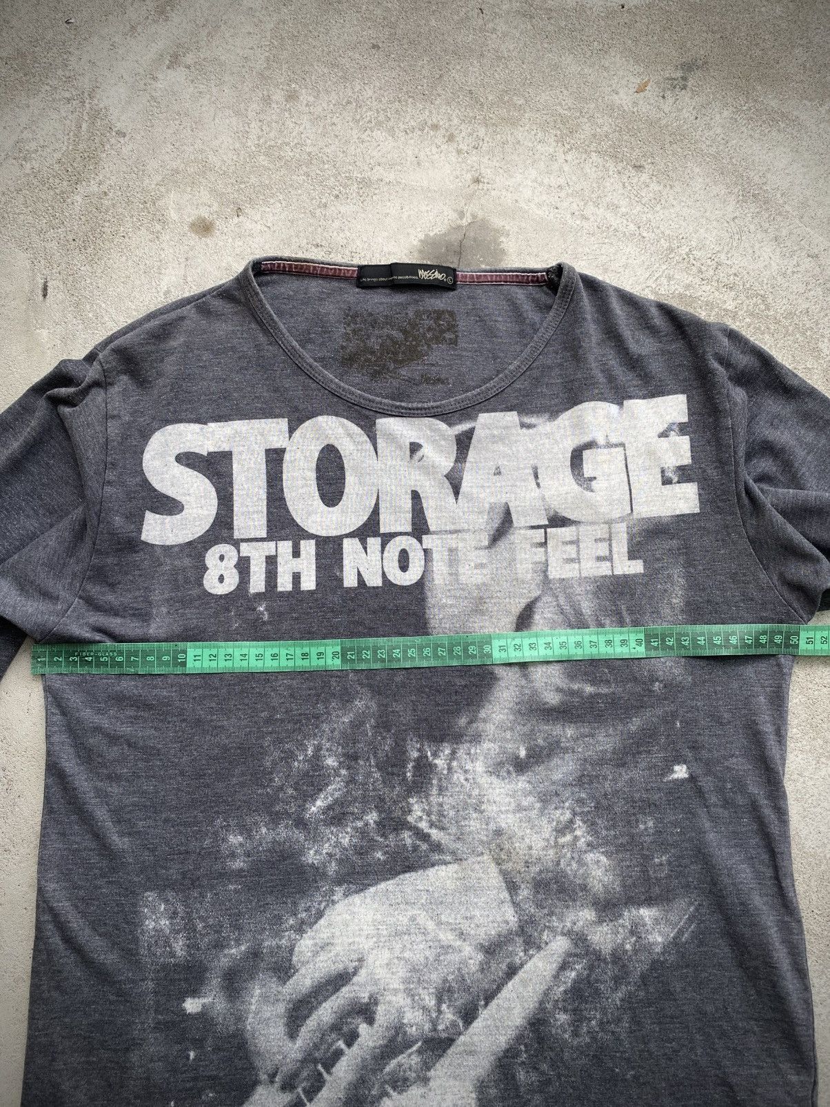 Japanese Brand MOSSIMO STORAGE 8TH NOTE FEEL TSHIRT Size US L / EU 52-54 / 3 - 7 Thumbnail