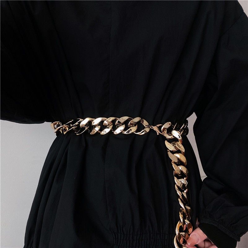 Designer New Trend Vintage Belt Riveted Belts Menswear Accessories Size ONE SIZE - 3 Thumbnail