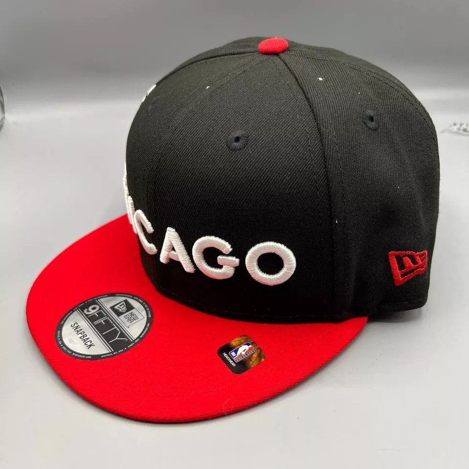 New Era Chicago Bulls Hat Men 9Fifty New Era NBA Snap Back Cap New Size ONE SIZE - 3 Thumbnail