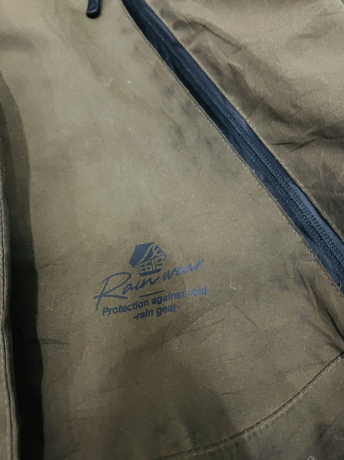 Japanese Brand Artis Rain Wear Zipper Jacket (06) Size US XL / EU 56 / 4 - 7 Thumbnail